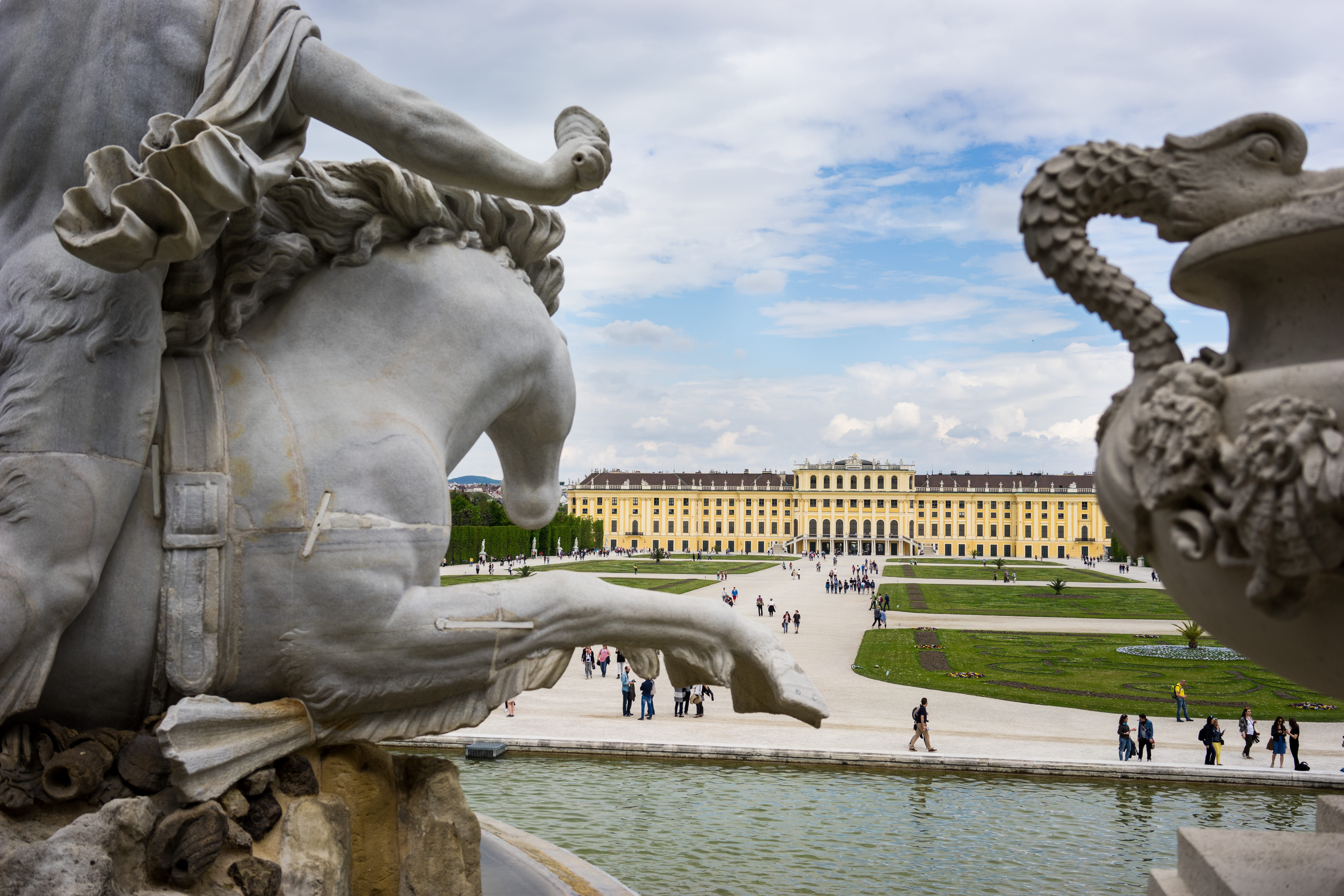 sky, famous, summer, craft, travel destinations, building exterior, sculpture, representation, building, european, tourism, cloud - sky, 5K, built structure, HD Wallpaper