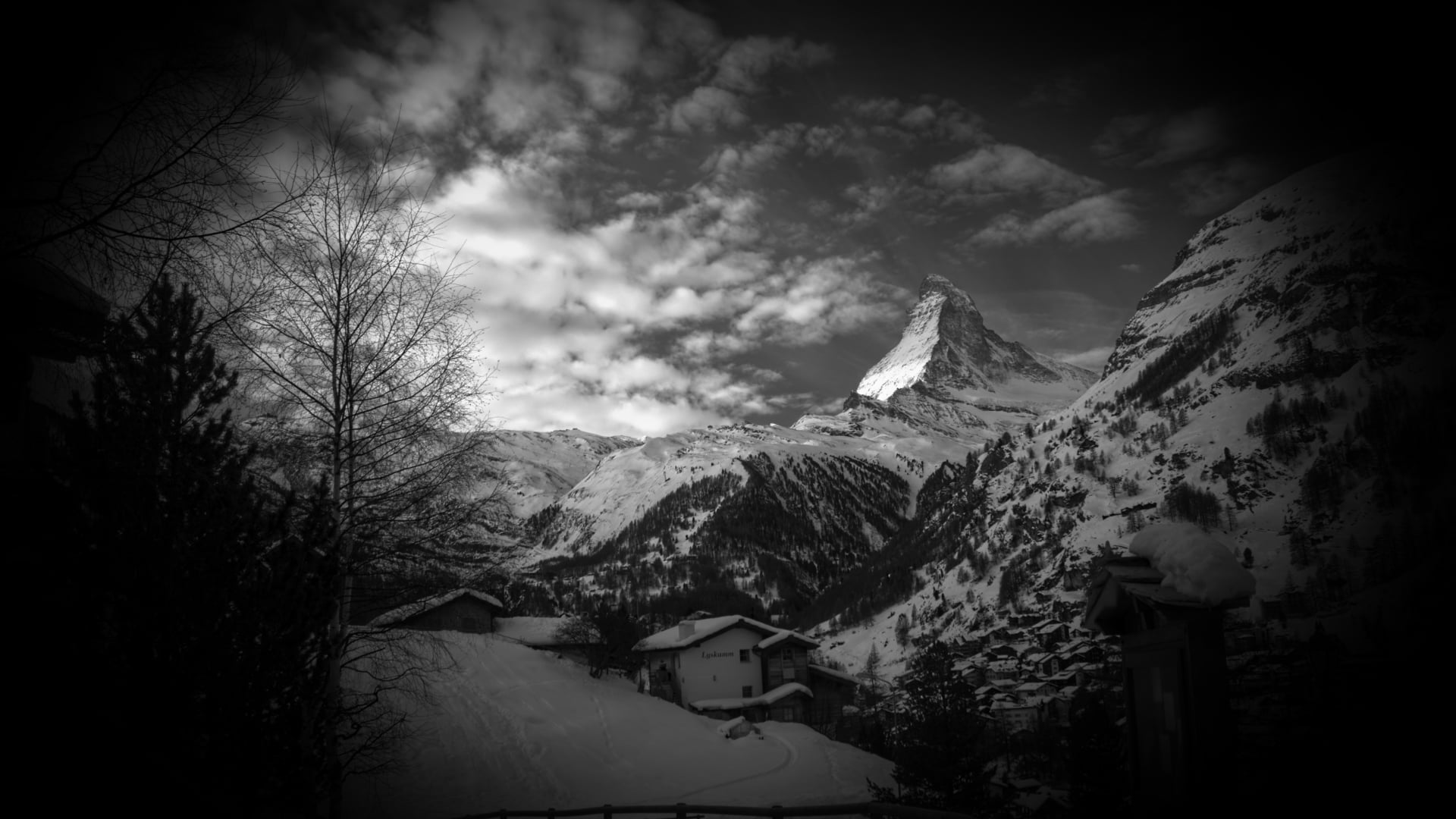 photo, water, glacier, tranquility, non-urban scene, outdoors, environment, gray, ice, rock - Object, mountain, grayscale, european Alps, tranquil Scene, HD Wallpaper