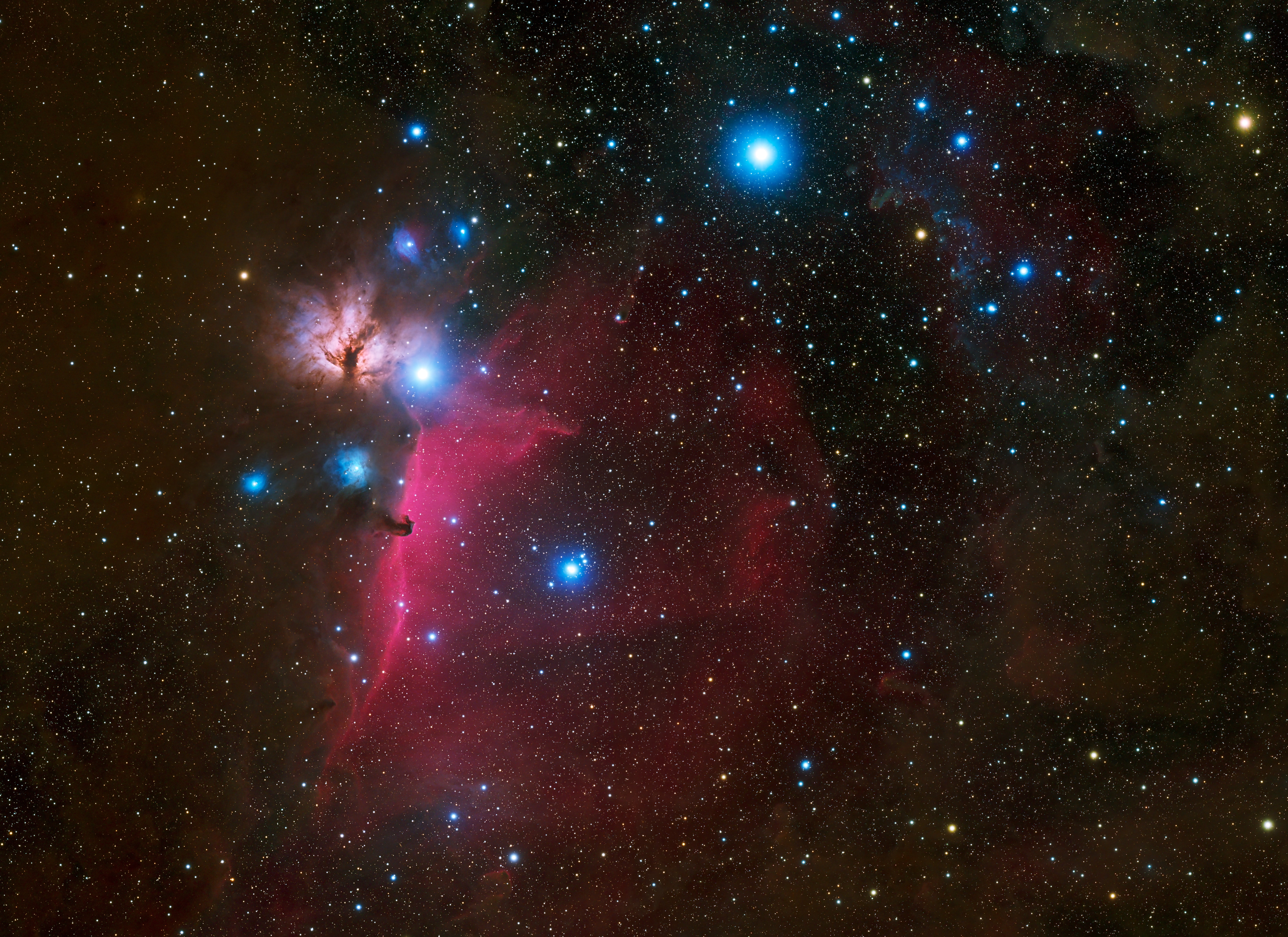 5K, Galaxy, 4K, Horsehead Nebula, 5K, Stars, Universe, HD Wallpaper