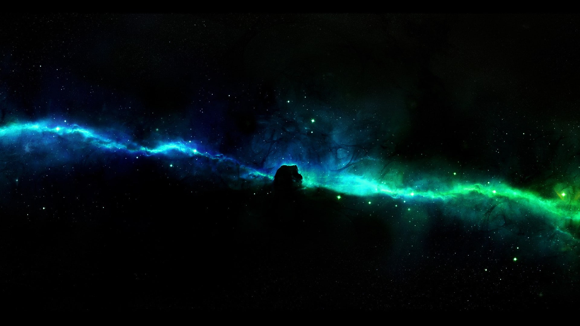 nebula, 1080P, space art, digital art, Horsehead Nebula, space, HD Wallpaper