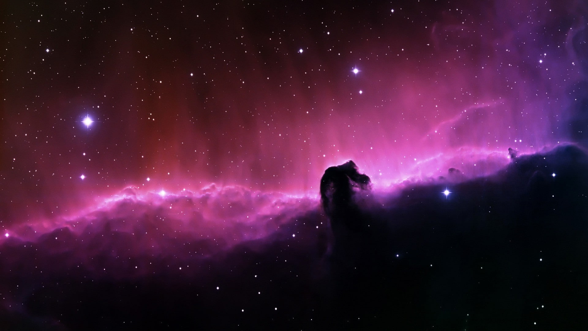 dark, galaxy, outdoors, purple, nature, star, sky, scenics - nature, backgrounds, space horsehead nebula, astronomy, milky way, no people, space, beauty in nature, HD Wallpaper