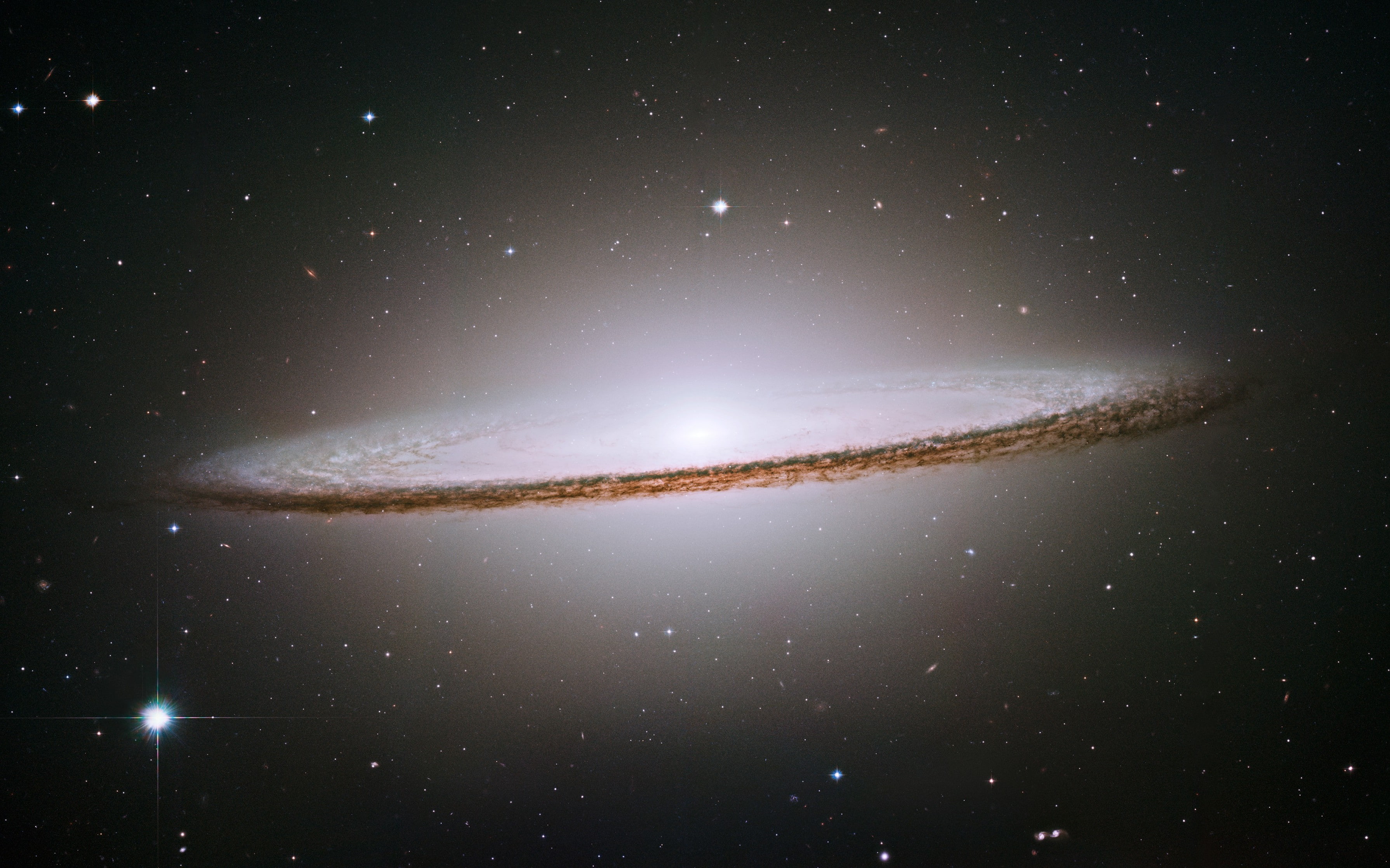 star, space, 2K, Sombrero Galaxy, night, star field, nature, exploration, cloud - sky, tranquility, constellation, beauty in nature, science, scenics - nature, HD Wallpaper