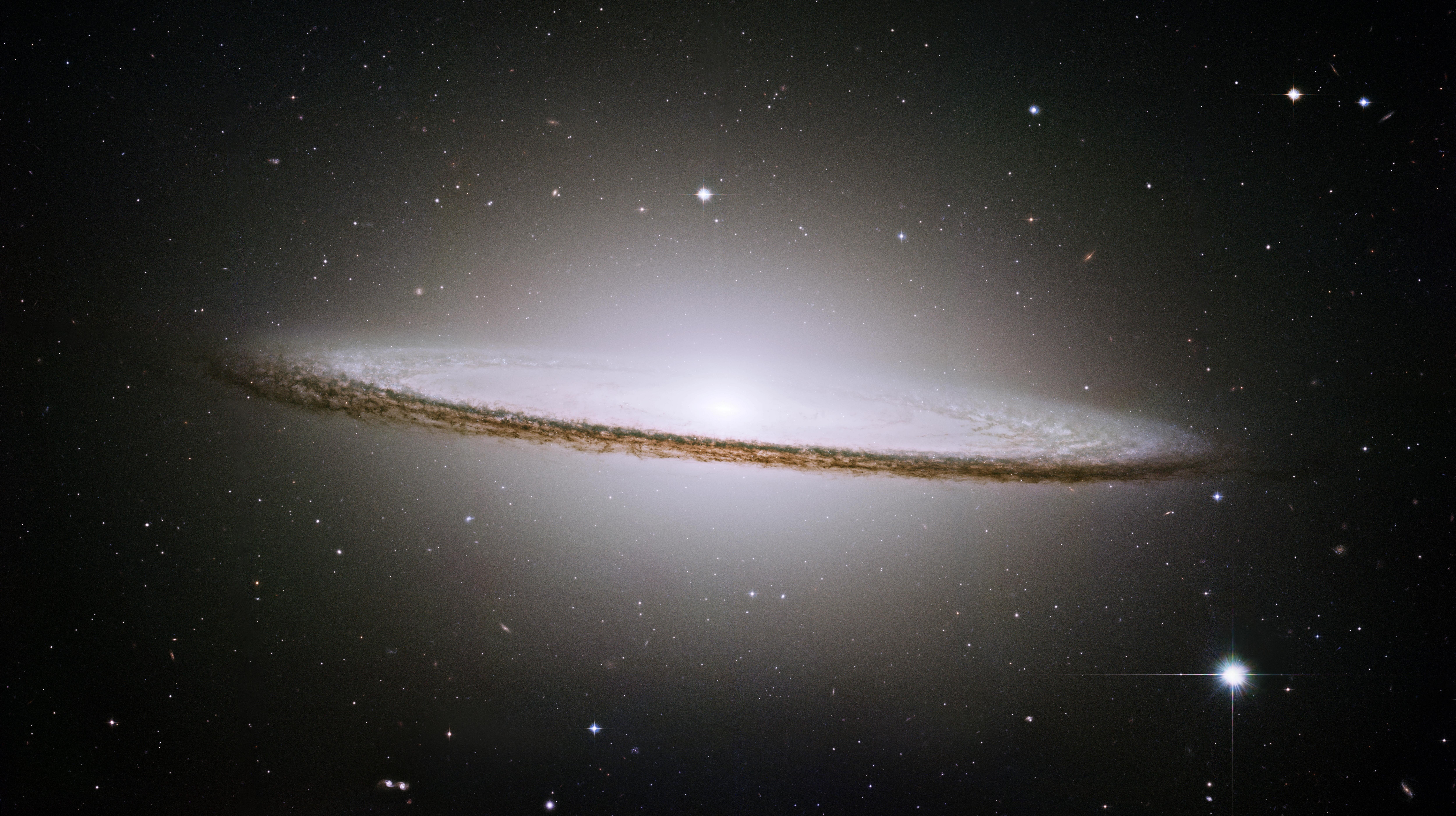 Sombrero Galaxy, 8K, HD Wallpaper