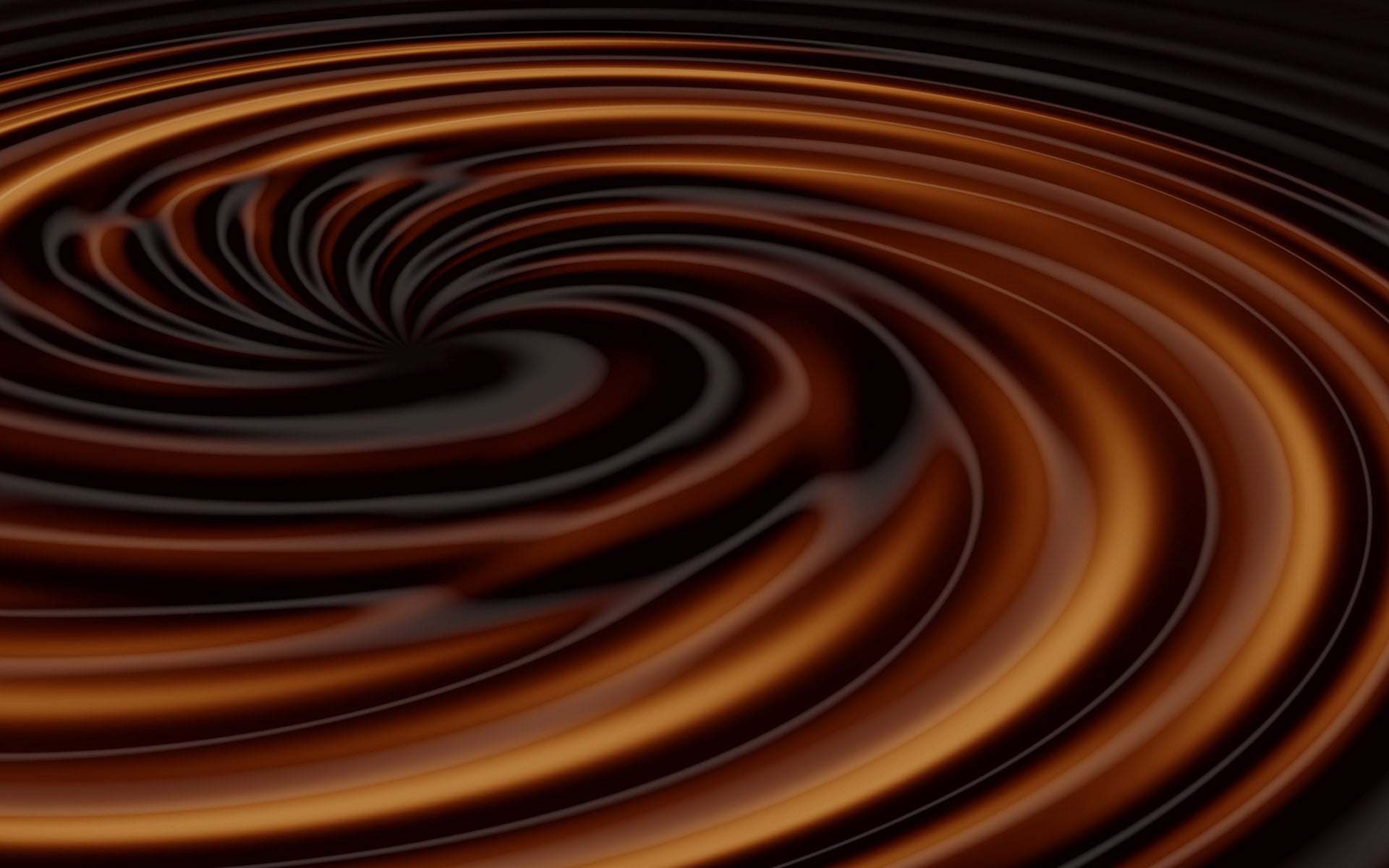  abstract, black, design, orange color, swirl, indoors, illustration, close-up, studio shot, rotation, curve, wave Pattern, dessert, chocolate, HD Wallpaper
