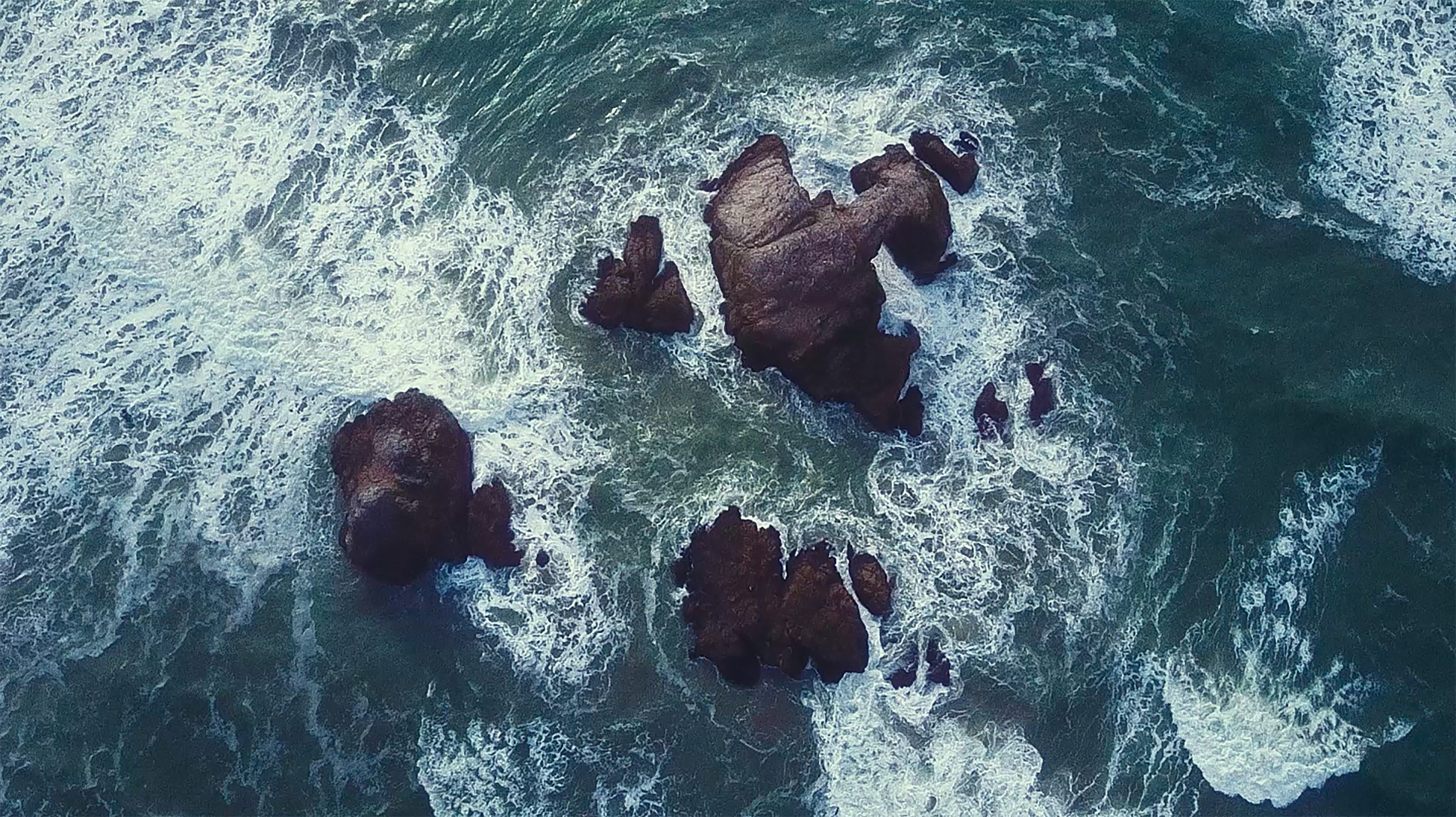 recreation, beauty in nature, solid, high angle view, underwater, no people, surfing, water, aerial shot, aerial view, rock - object, splash, HD Wallpaper