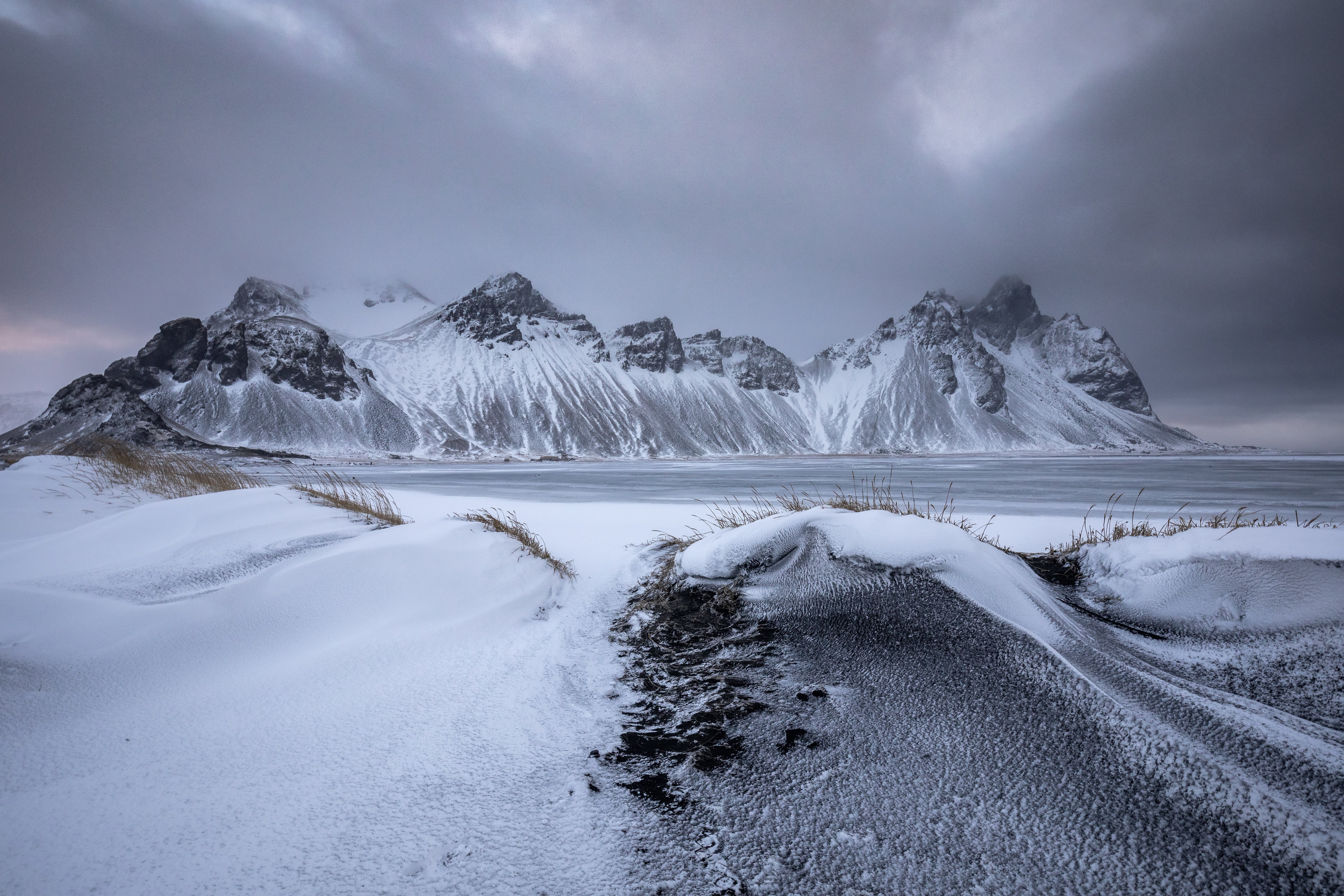 5K, East, Hofn, Vestrahorn, Iceland, HD Wallpaper
