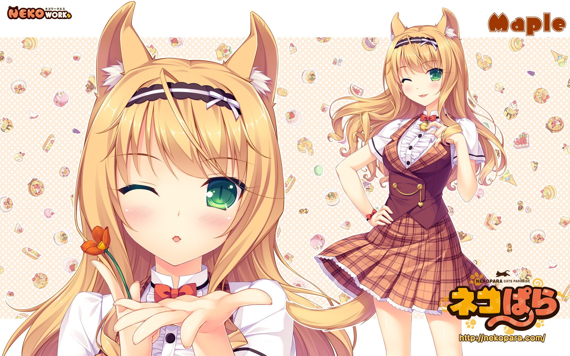 Maple (Nekopara), Nekopara, 1080P, Anime, HD Wallpaper