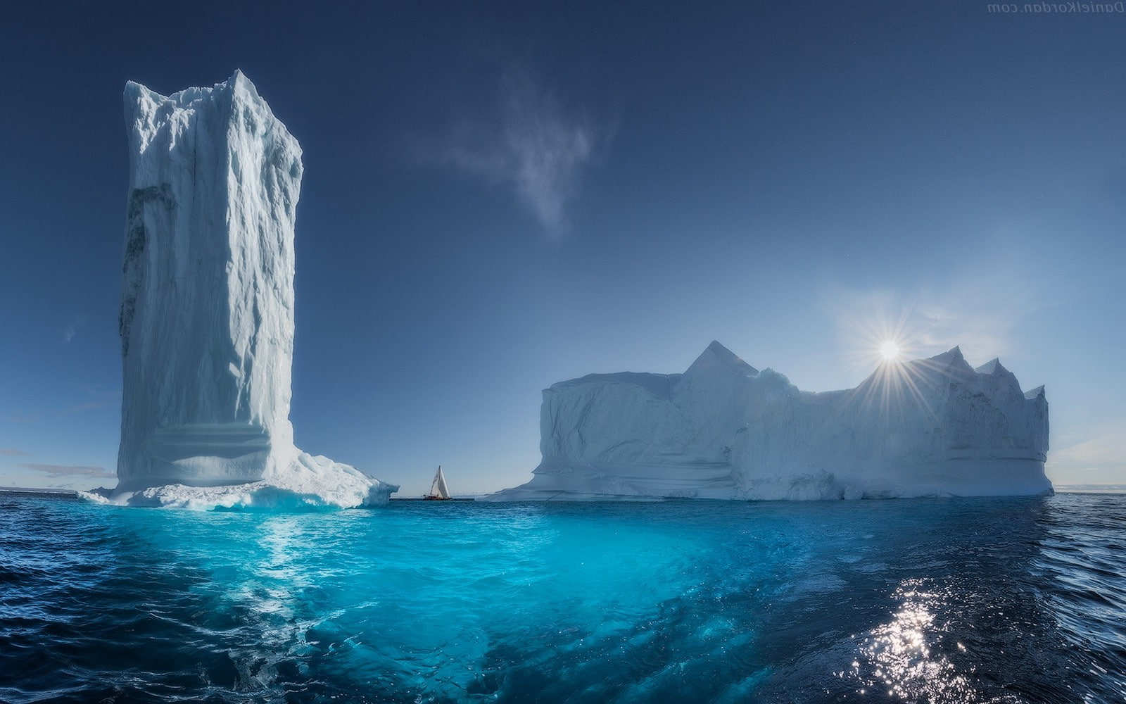 turquoise colored, tranquility, environment, tower, sea, water, outdoors, nature, scenics - nature, Sun Rays, blue, cold temperature, ice, 720P, Turquoise, HD Wallpaper