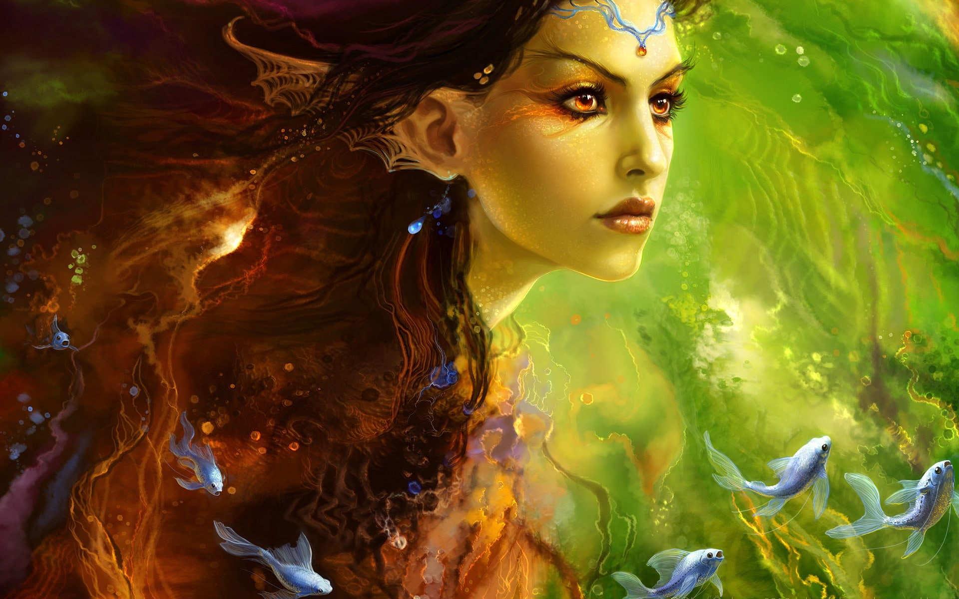 fantasy, mermaid, hd, 1080P, HD Wallpaper