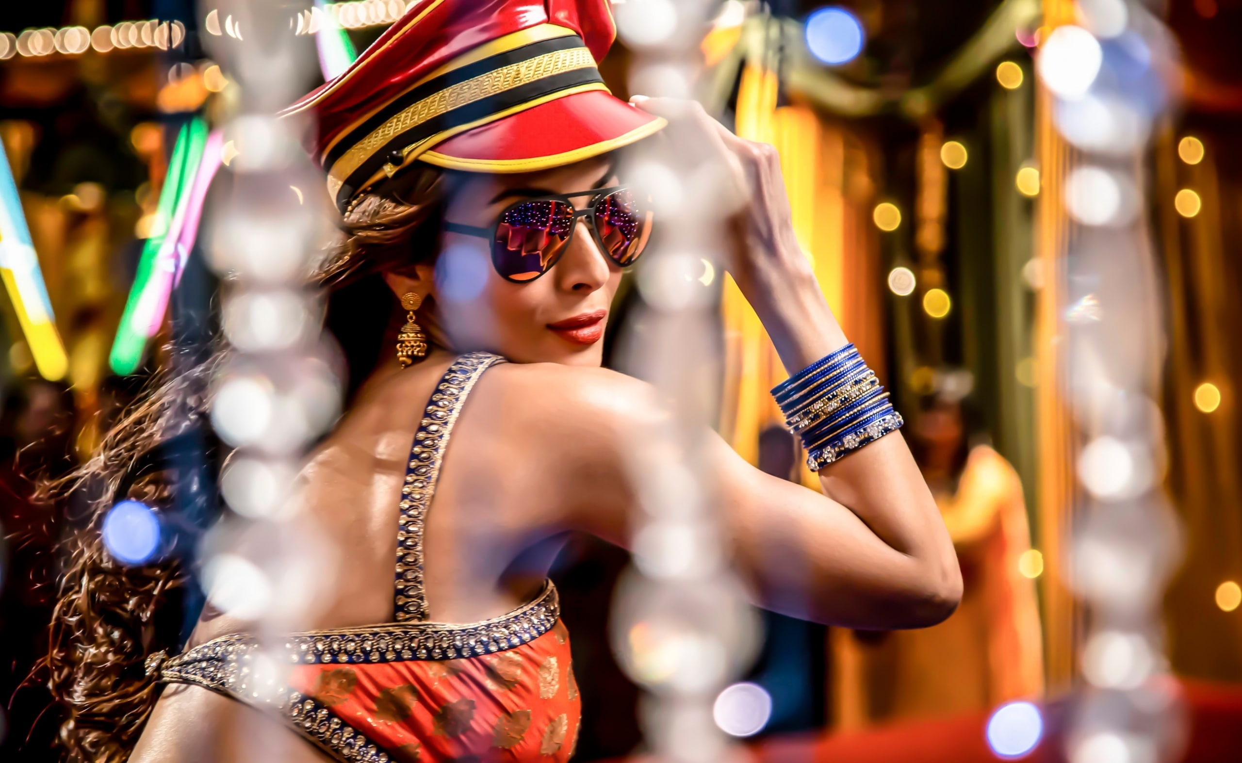 Malaika Arora Khan, young women, Others, beauty, malaika, clothing, women, hairstyle, one person, selective focus, adult, portrait, focus on foreground, HD Wallpaper