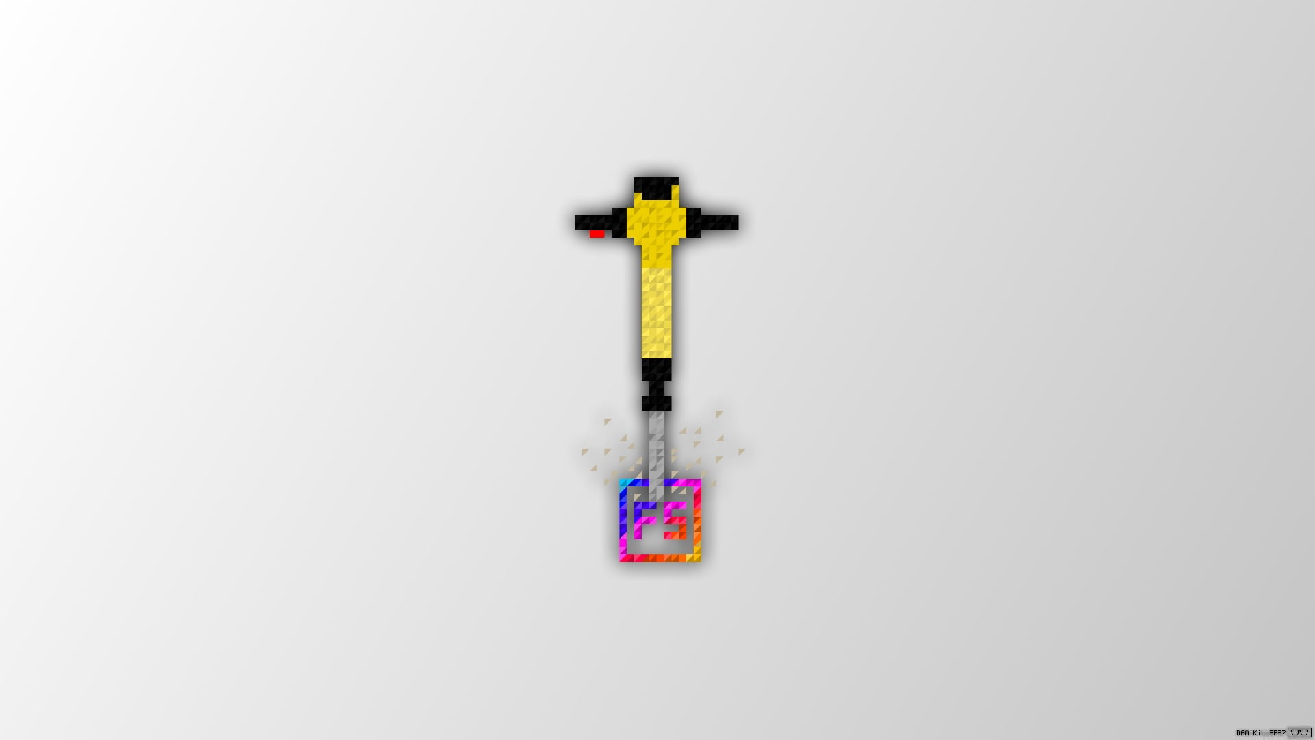 creativity, pixel art, yellow, choice, variation, d, high angle view, multicolored, indoors, white background, multi colored, pencil, no people, HD Wallpaper