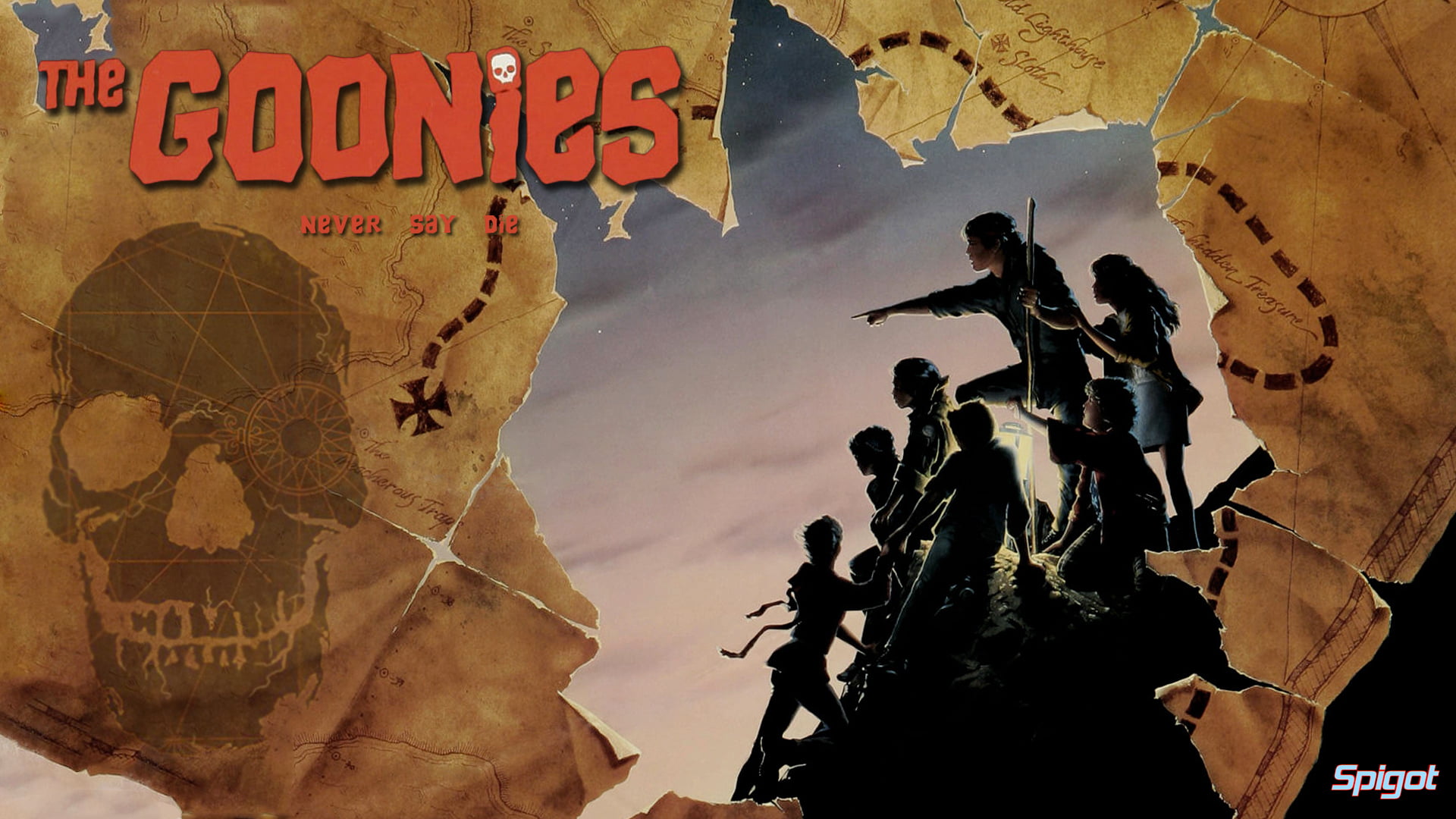 1080P, George Spigot, The Goonies, movie poster, Spigot, HD Wallpaper