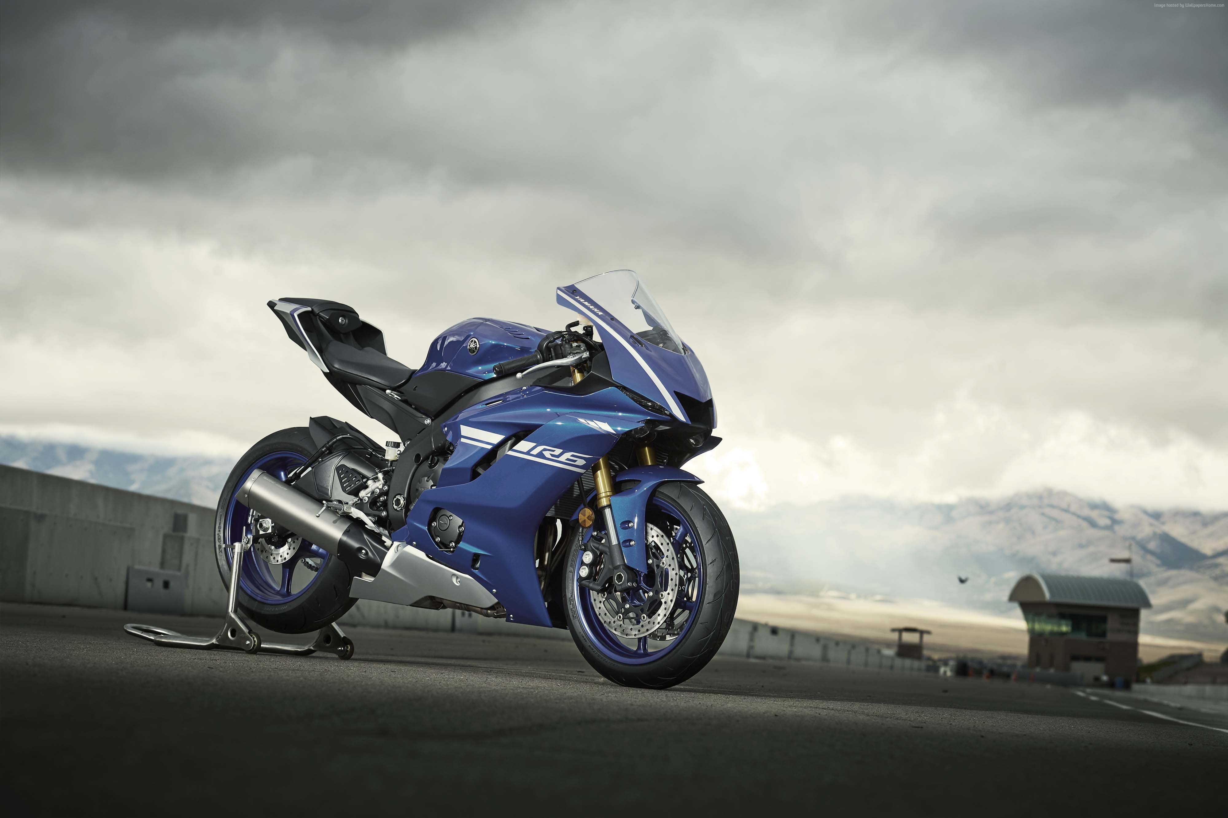 4K, Yamaha YZF-R6, 2017 Bikes, HD Wallpaper
