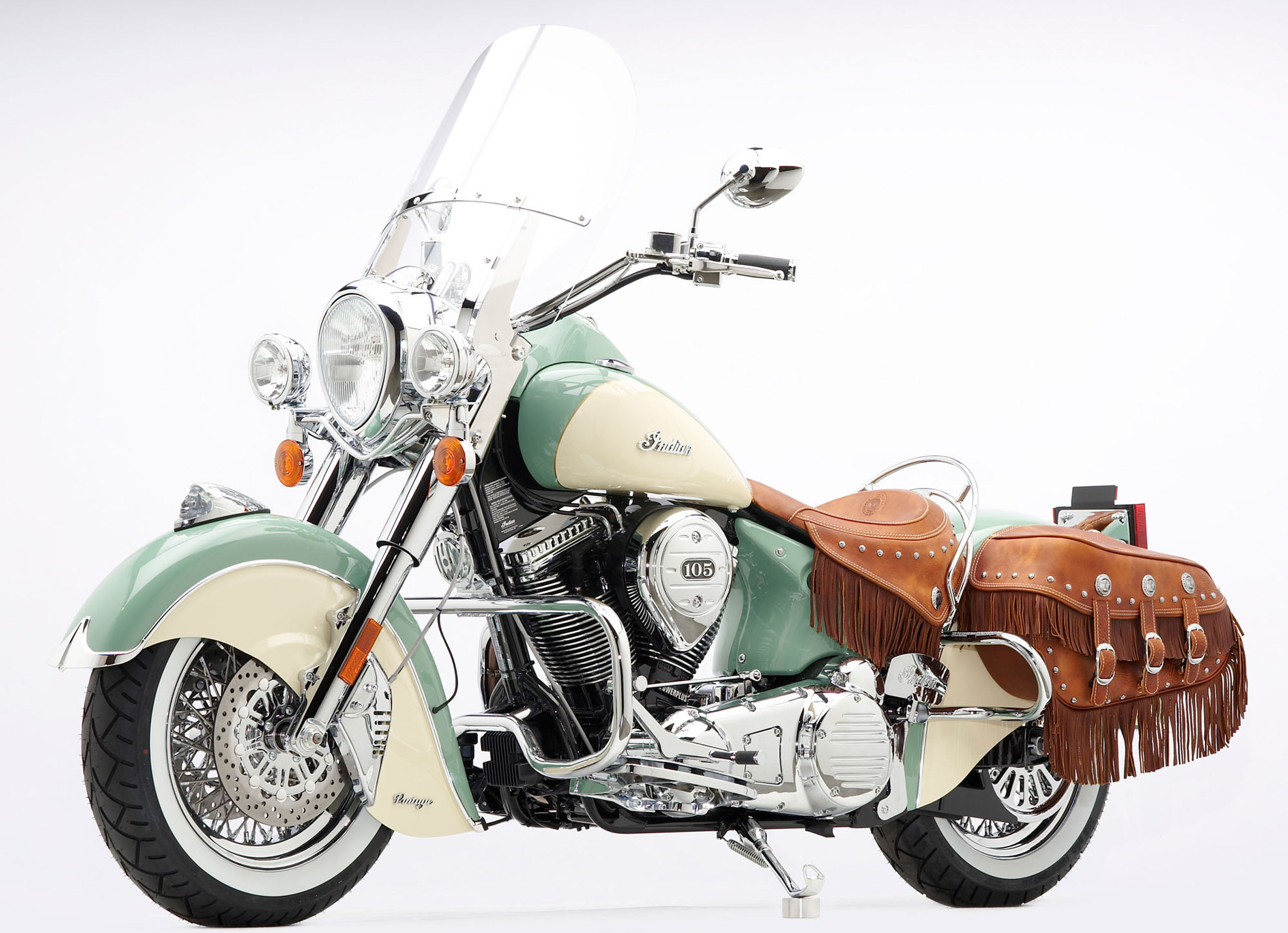 chief, scooter, 2012, chief vintage, wheel, beige, white background, indian, close-up, green, cruiser, travel, motor vehicle, mode of transportation, motorcycle, HD Wallpaper