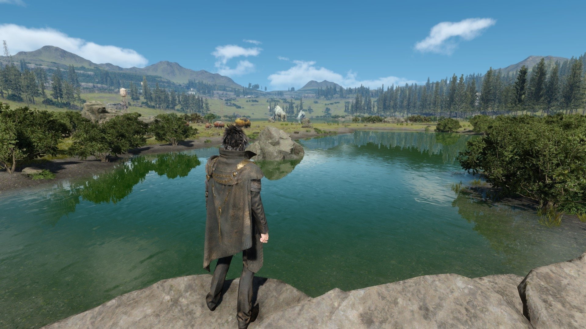 Final Fantasy, Noctis Lucis Caelum, Lake, 1080P, Final Fantasy XV, HD Wallpaper