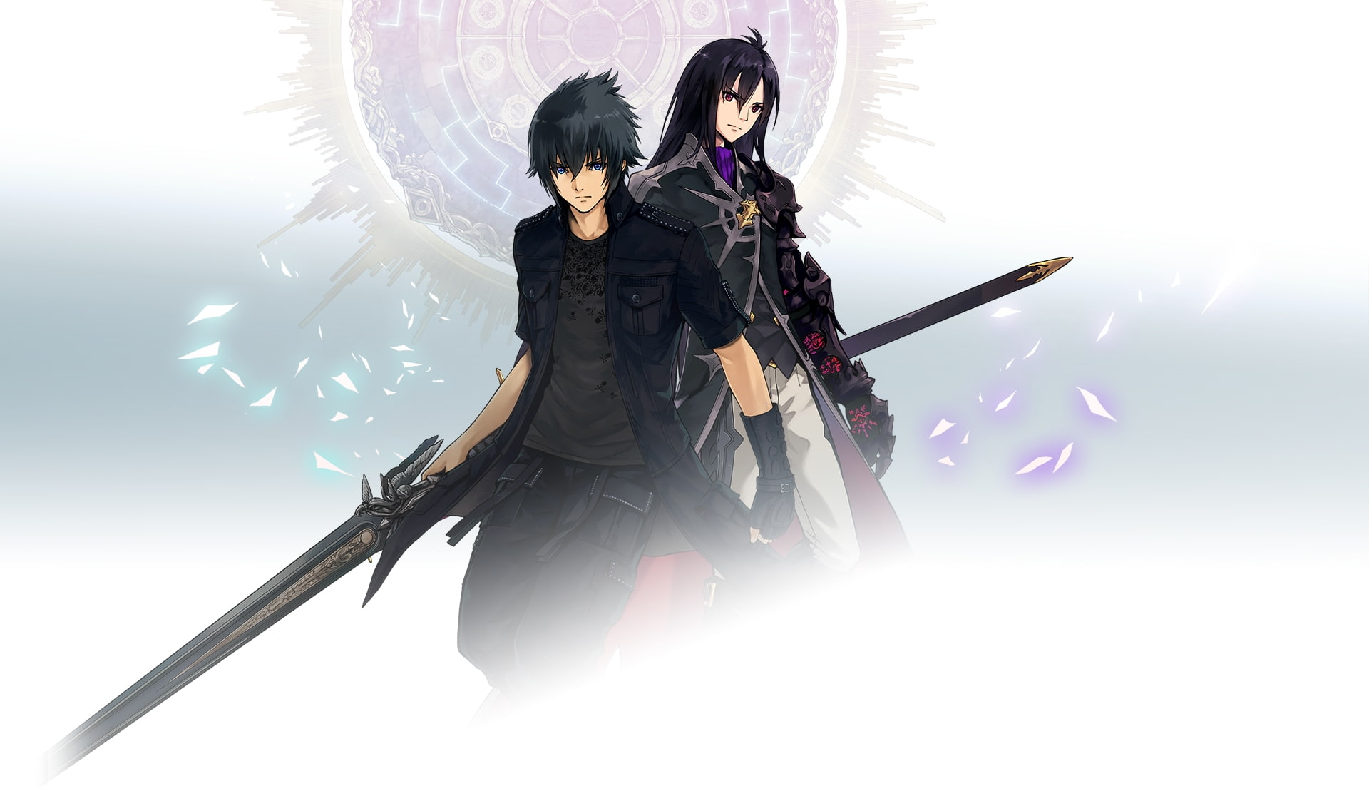nature, costume, anime style, holding, warm clothing, 1080P, three quarter length, women, weapon, one person, noctis lucis cael, day, adult, clothing, HD Wallpaper