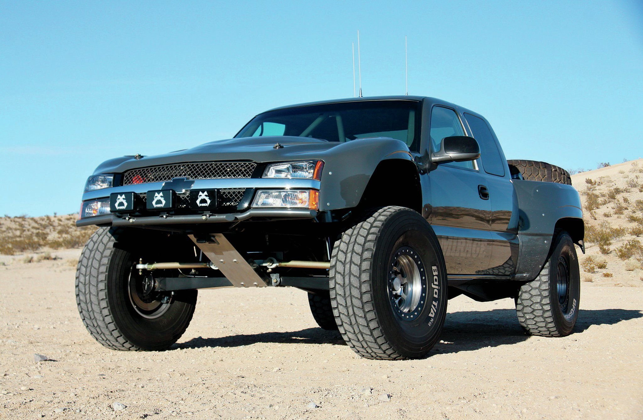 4x4, prerunner, 1080P, luxury, truck, offroad, pickup, 2010, racing, custom, chevy, silverado, mirage, HD Wallpaper