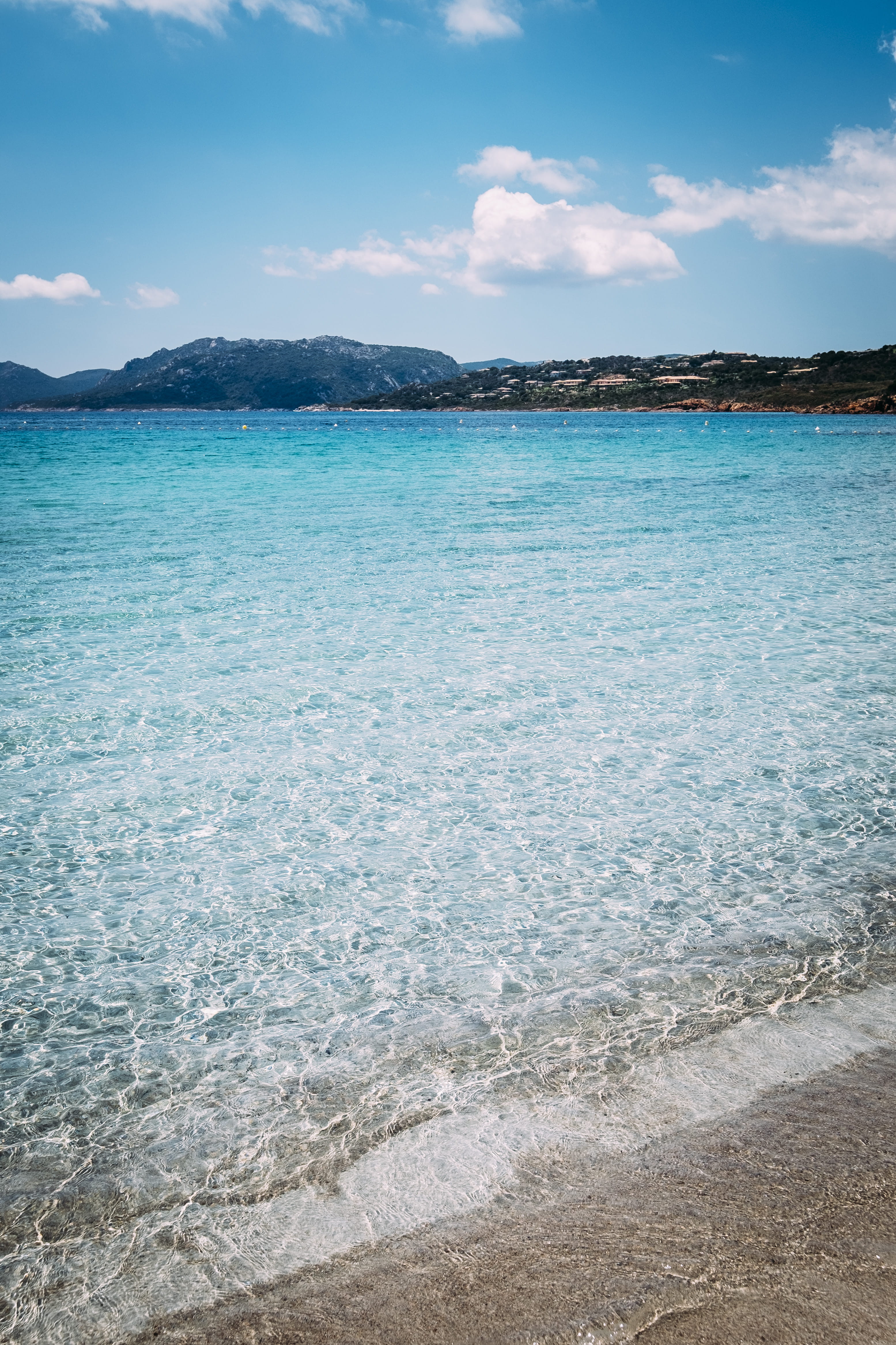 no people, cloud - sky, day, waterfront, remote, land, corsica, outdoors, sand, turquoise colored, sea, shallow, nature, non-urban scene, sky, 4K, water, Phone HD Wallpaper