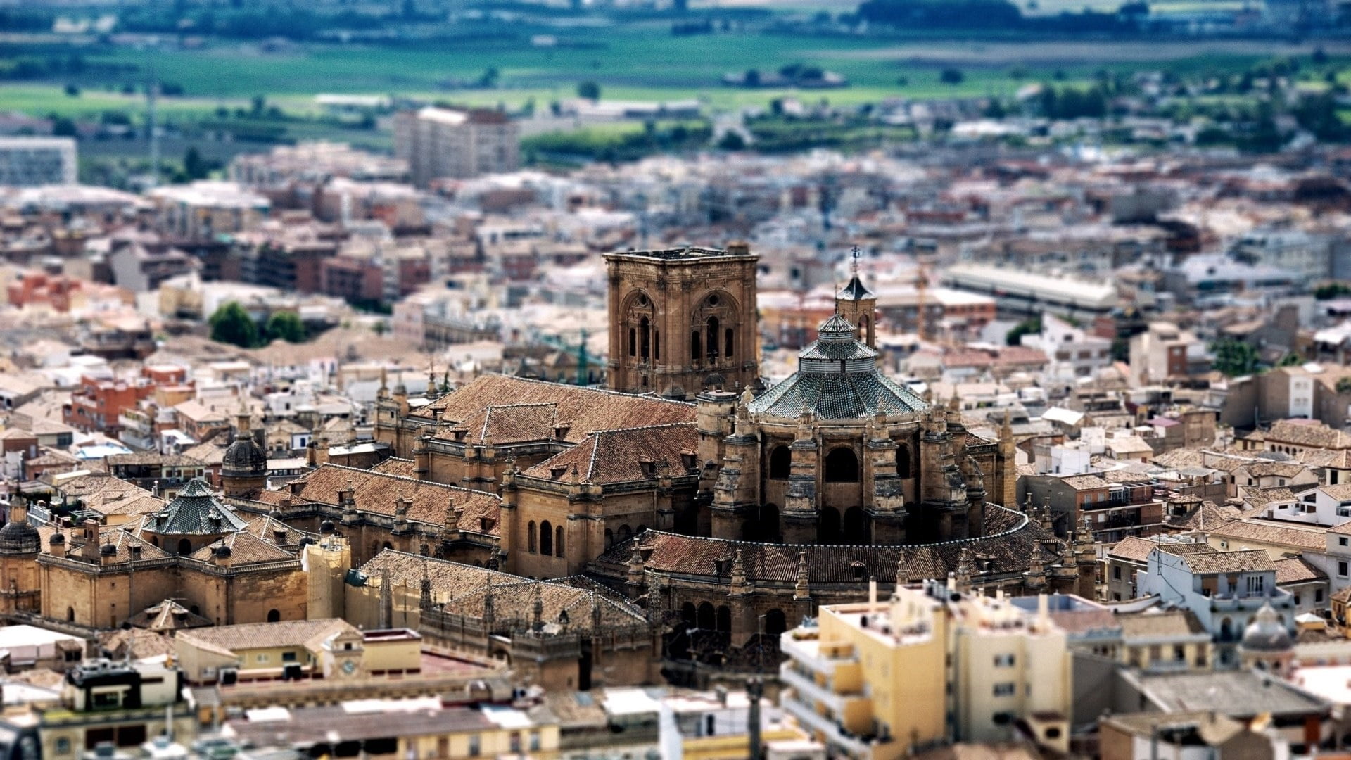 city, outdoors, suburb, crowded, townscape, tower, skyline, granada, built structure, cityscape, neighbourhood, day, building exterior, urban area, place of worship, HD Wallpaper