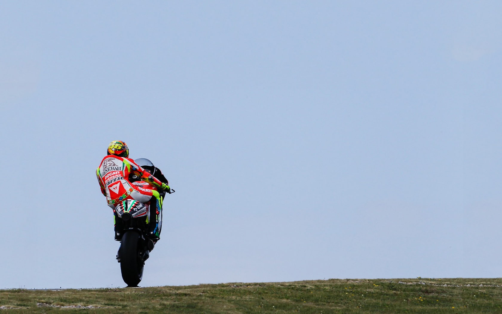ducati, wheelie, valentino, 720P, rossi, sportbike, HD Wallpaper
