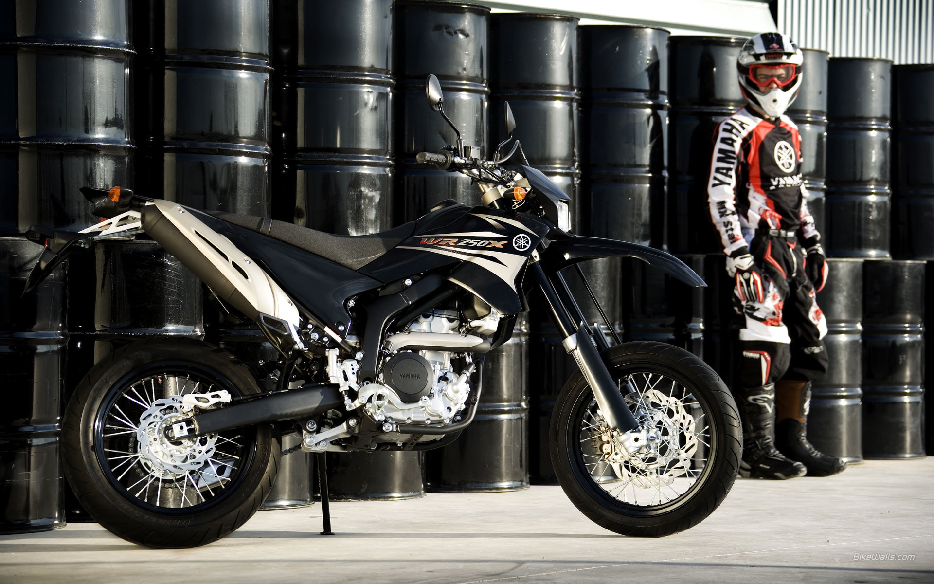 motocross, 1080P, wheelie, street legend, supermoto, HD Wallpaper
