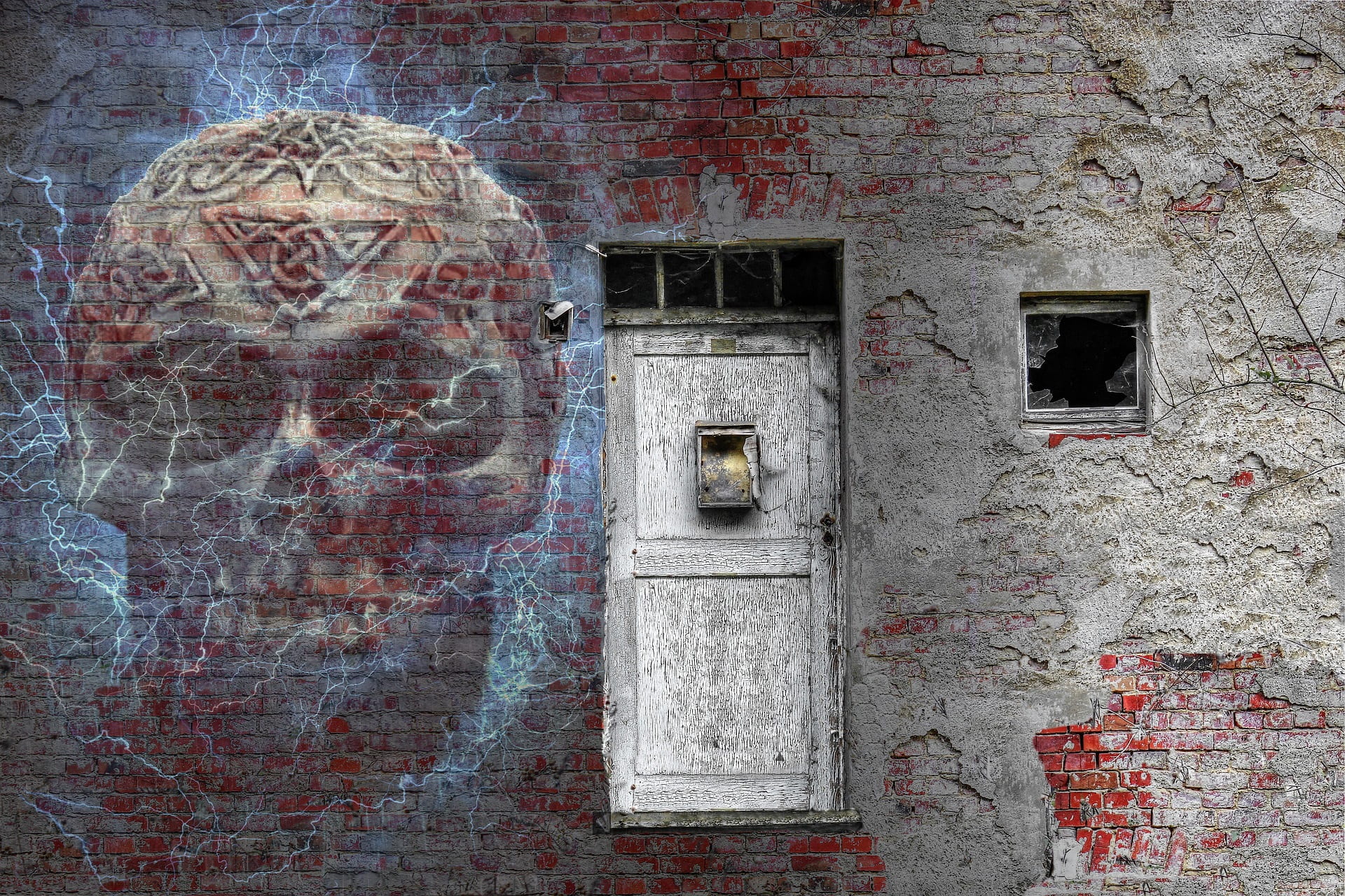 pumpkin, traditional, old, design, house, dead, closed, deterioration, mystery, no people, building, built structure, red, evil, door, symbol, wall, holiday, HD Wallpaper