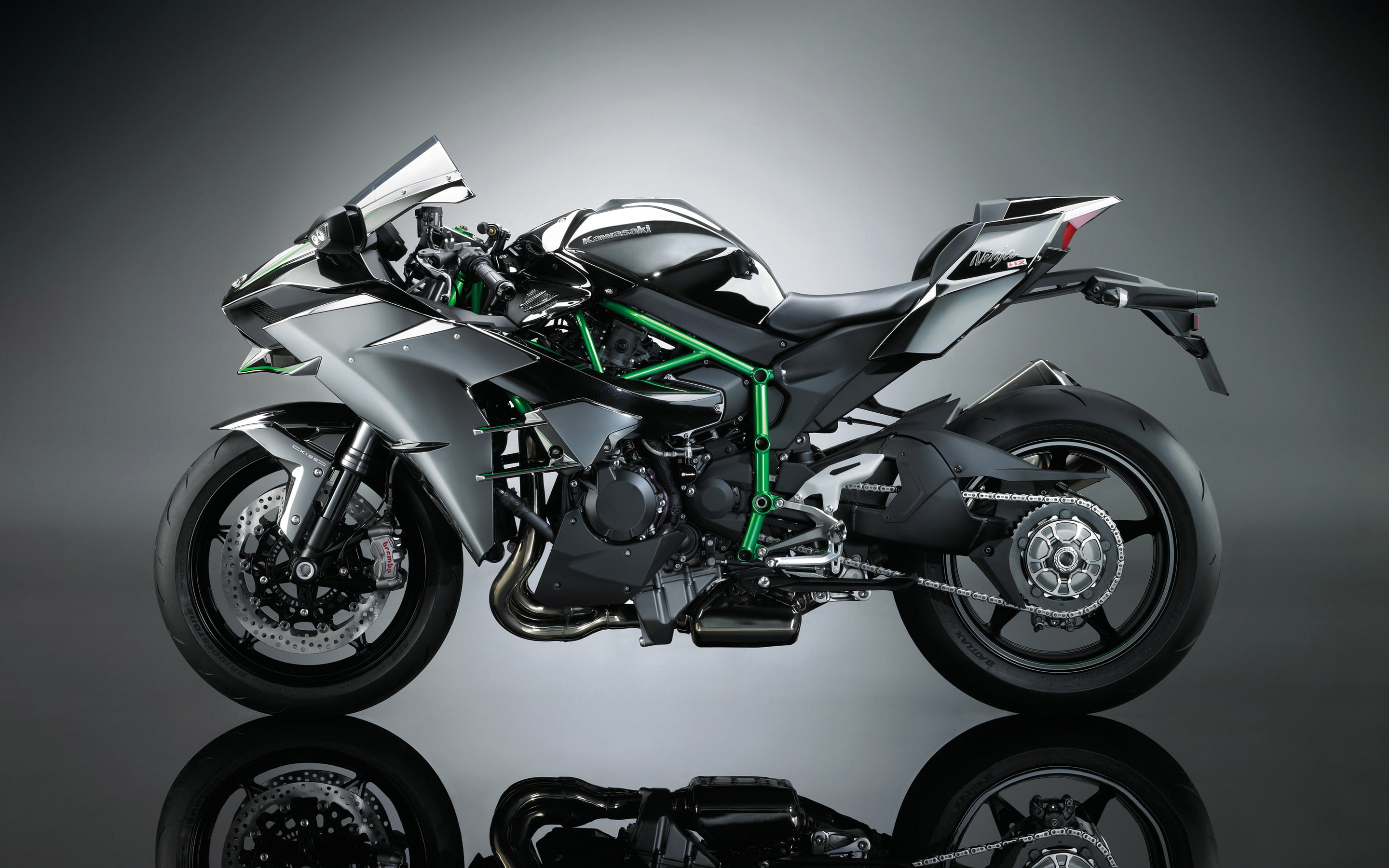 2K, Kawasaki, Ninja, h, k, 2017, HD Wallpaper