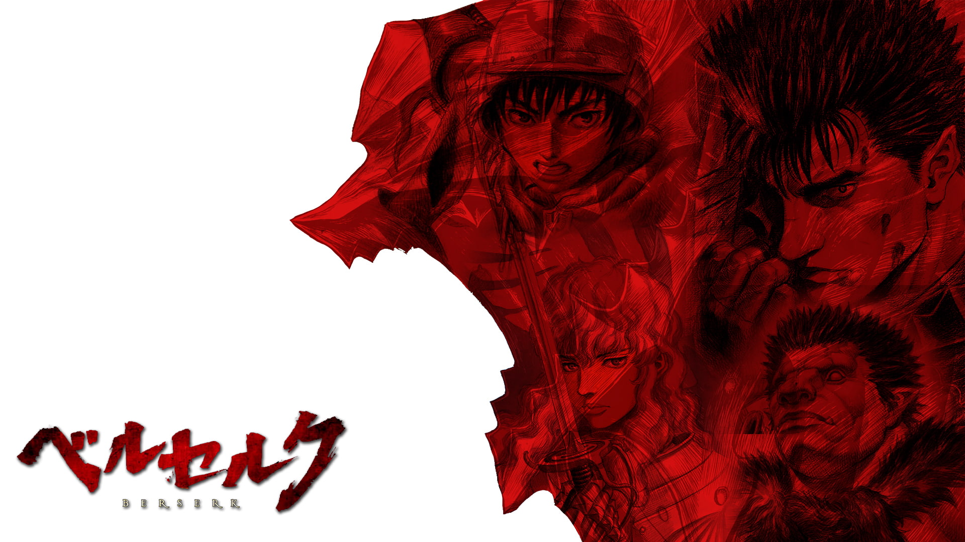 red, hd, berserk, 1080P, cartoon/comic, anime, HD Wallpaper