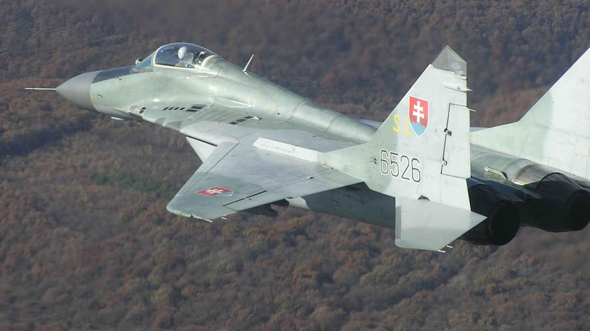 mig, fulcrum, aircraft planes, 1080P, slovakia, HD Wallpaper
