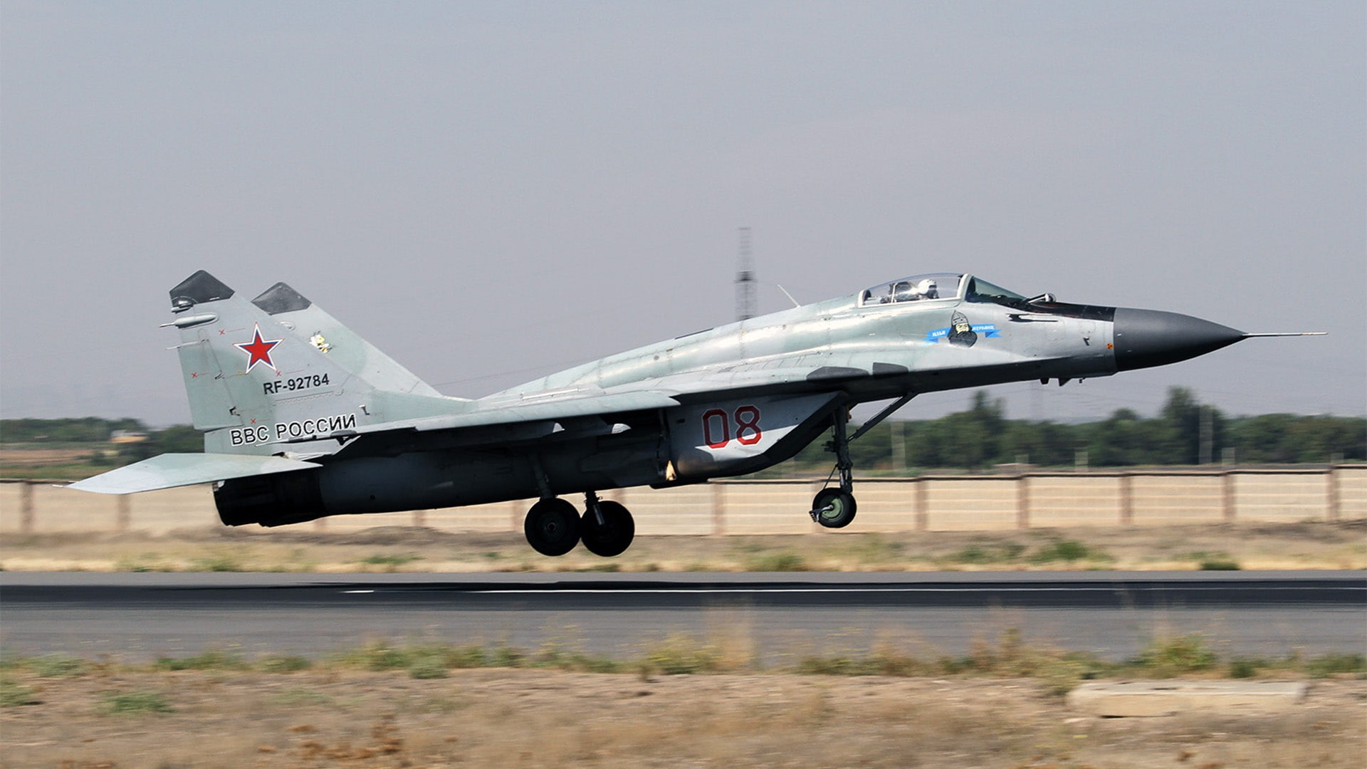 Soviet multipurpose fighter, 1080P, Airbase, the fourth generation, The Russian air force, The MiG-29, Fulcrum, OKB MiG, HD Wallpaper