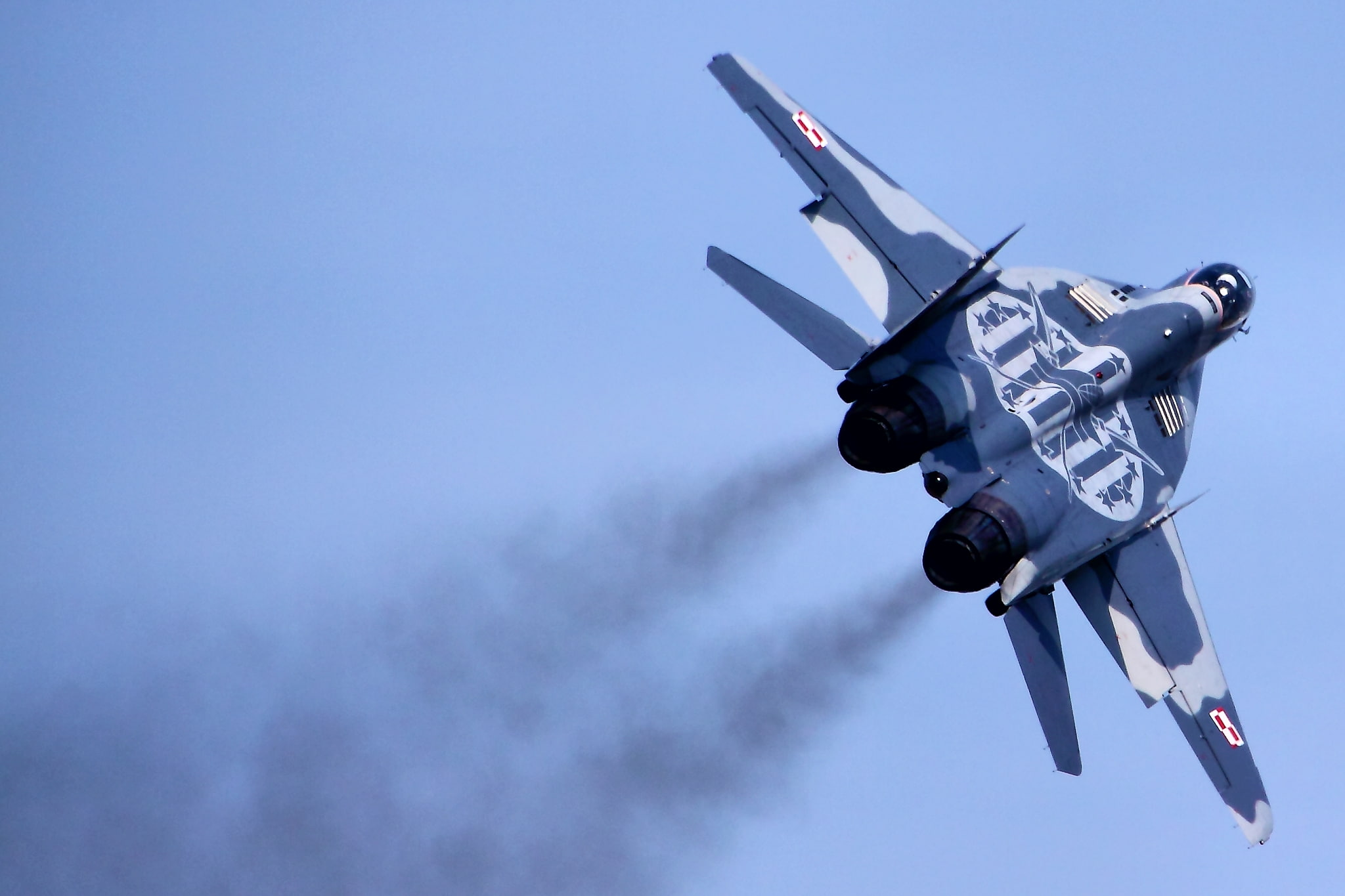 polish, air, great, 1080P, wings, force, awesome, fulcrum, good, military, fighter, poland, mig, jet, aircraft, HD Wallpaper