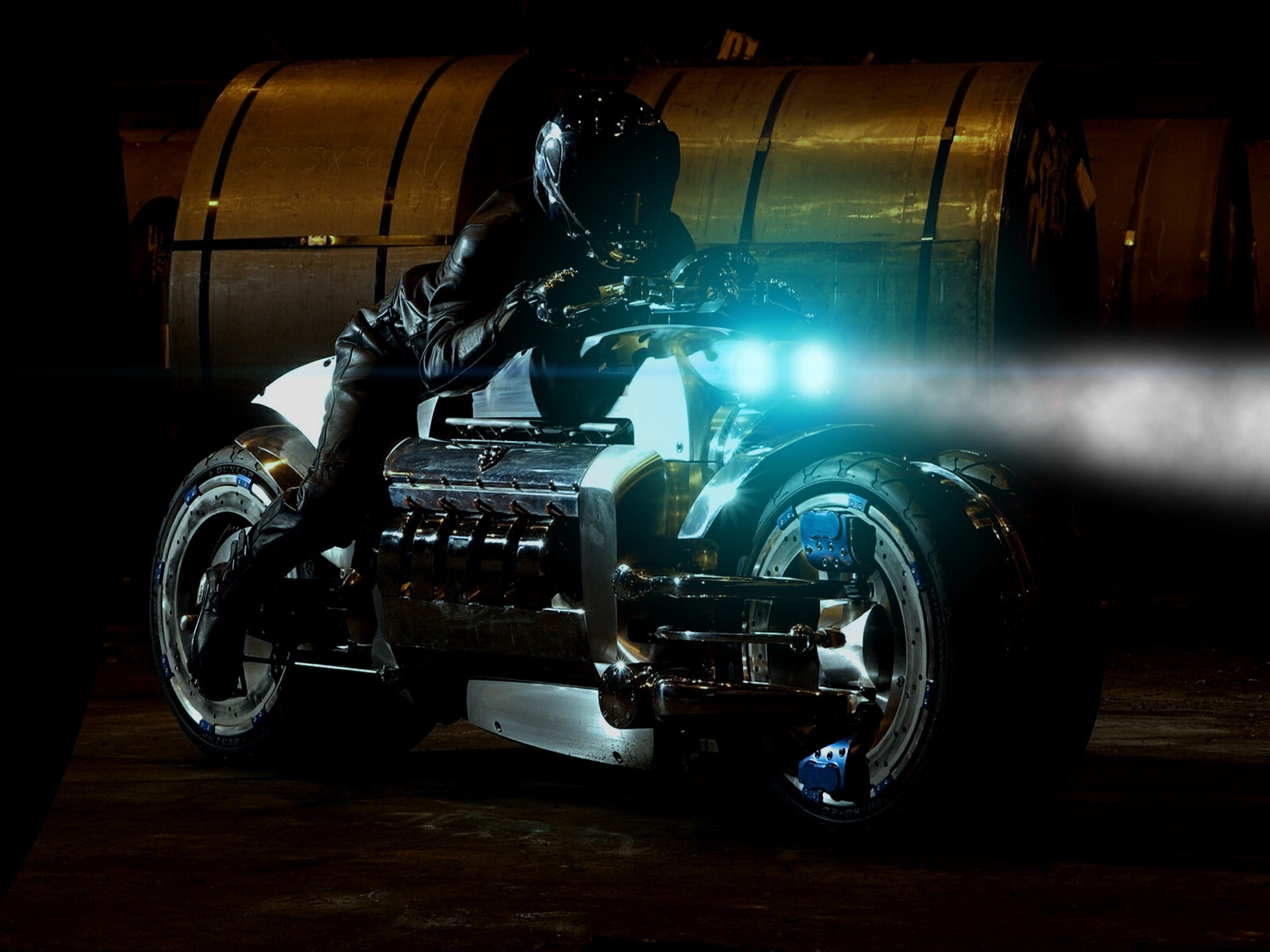 bike, black leather jacket, motorbike, sports, land Vehicle, riding, power, stationary, moto, city, dodge tomahawk, 1080P, old, motorcycle, indoors, speed, HD Wallpaper