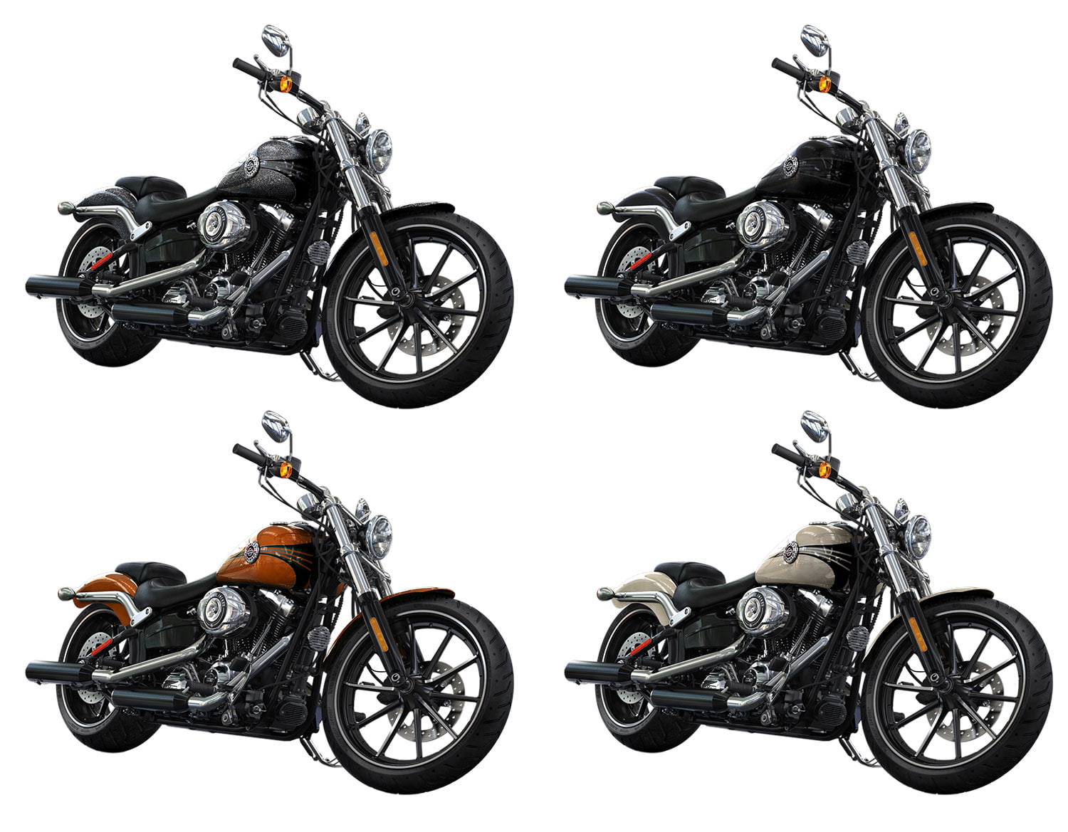 720P, 2014, harley, davidson, fxsb, breakout, HD Wallpaper