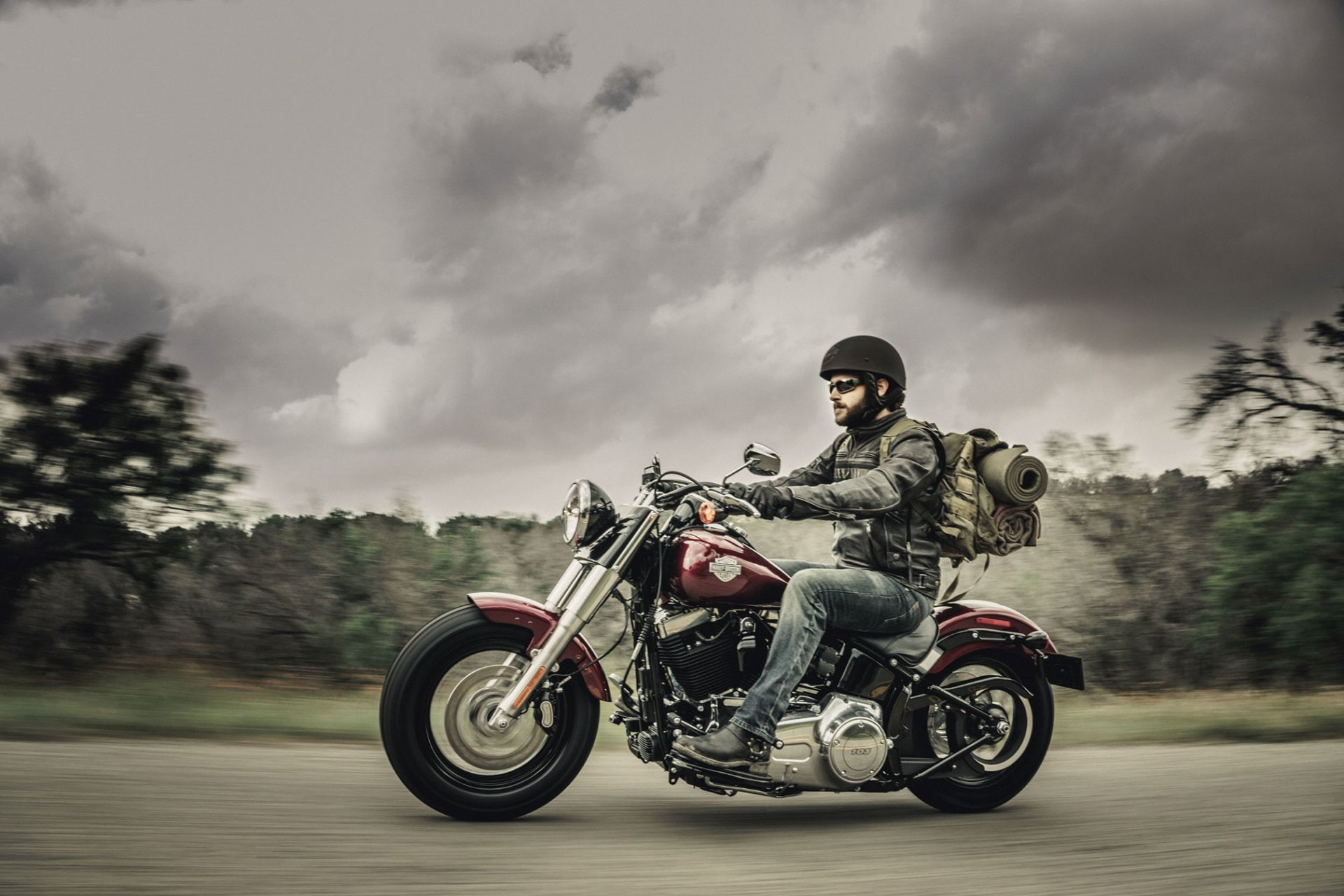 Harley-Davidson, Harley-Davidson Softail Slim, 1080P, HD Wallpaper