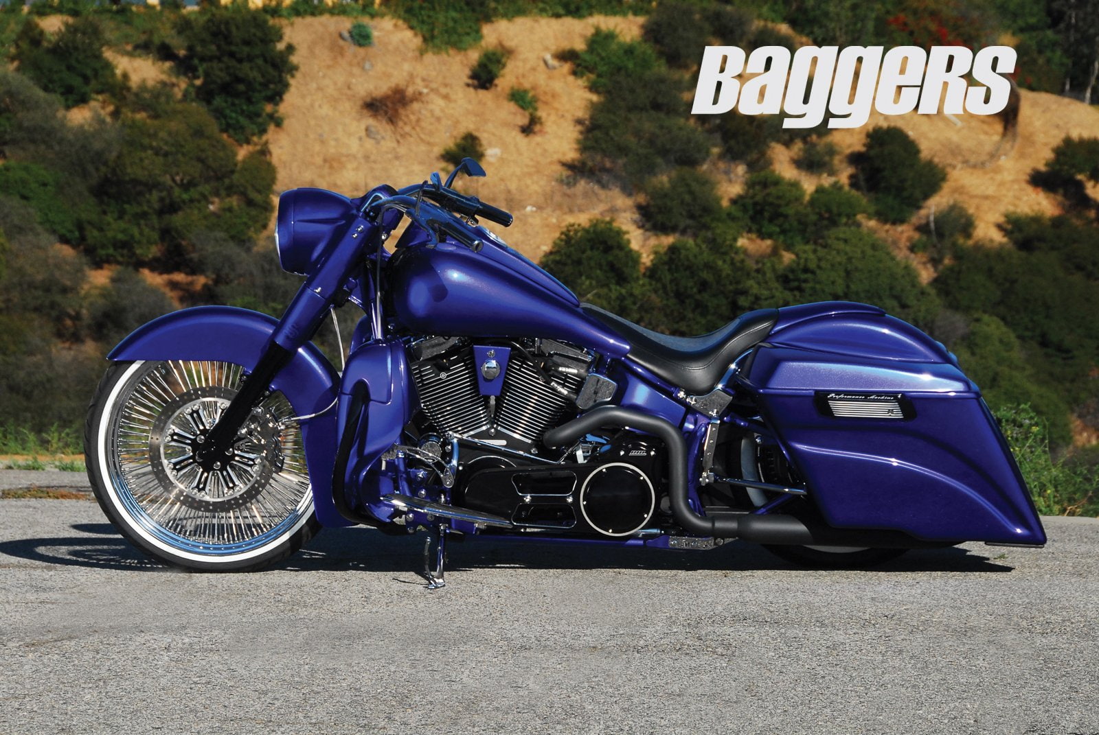 Blue, Bike, 720P, Vehicle, Motorcycle, Harley-Davidson Softail Deluxe, Harley-Davidson, HD Wallpaper