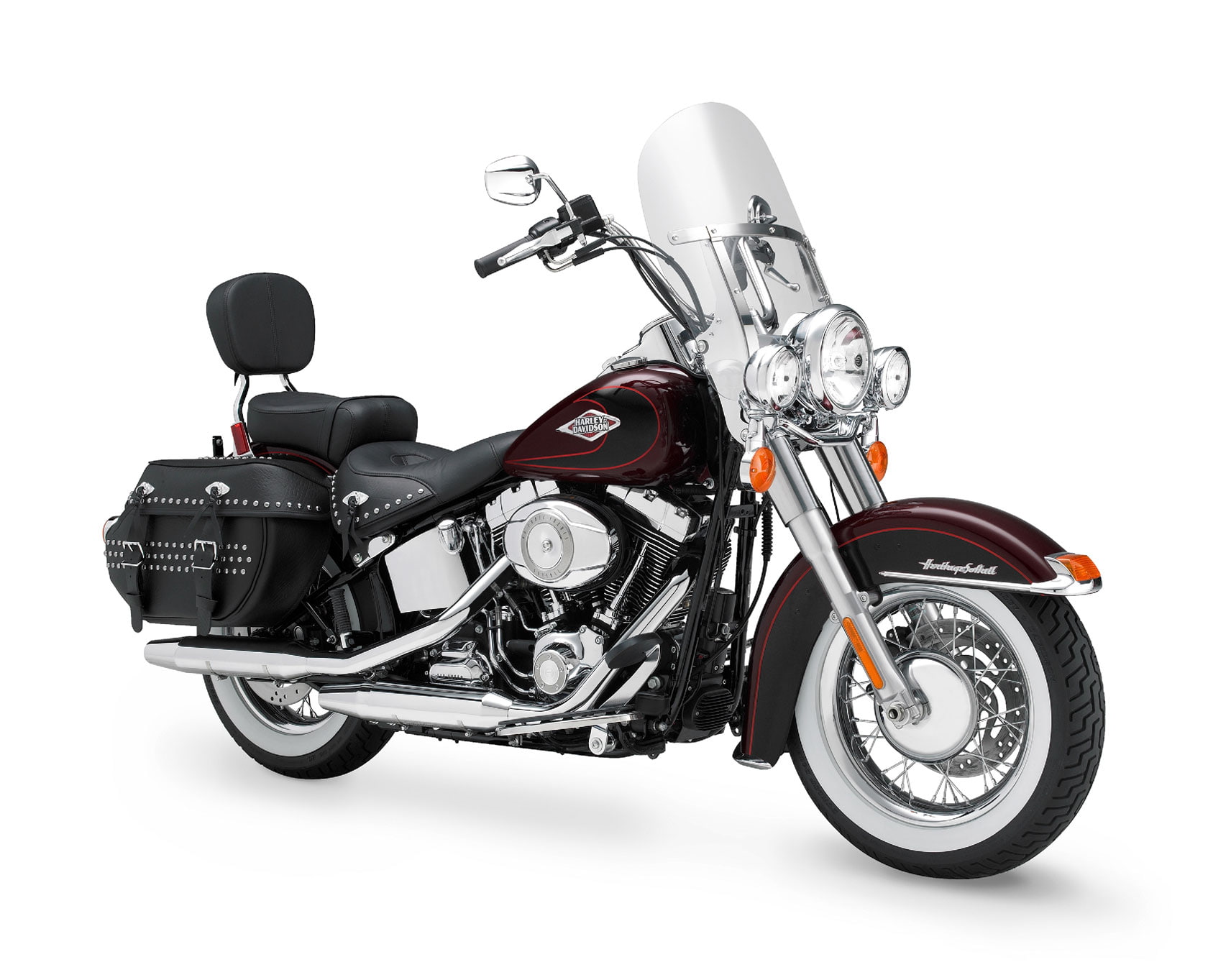 classic, softail, heritage, 720P, flstc, davidson, harley, 2011, HD Wallpaper