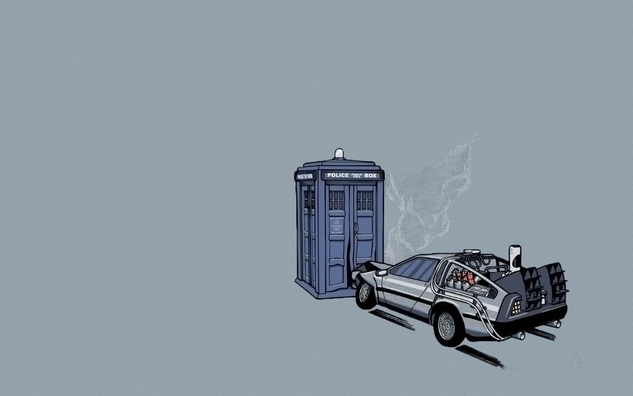 Doctor Who, phone, 720P, police boxes, Back to the Future, phone box, HD Wallpaper