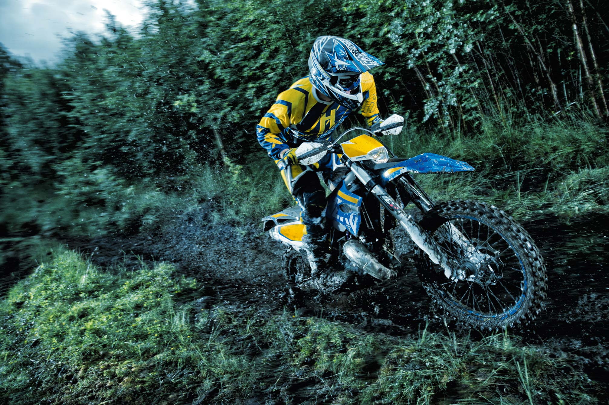 dirtbike, te250, motorbike, bike, 1080P, 2014, husaberg, HD Wallpaper