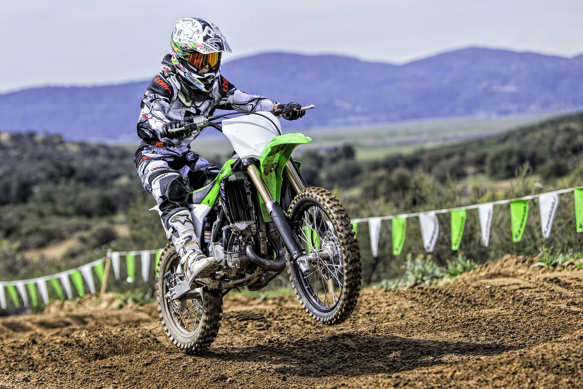 dirtbike, 2014, motocross, moto, kx100, 1080P, kawasaki, HD Wallpaper