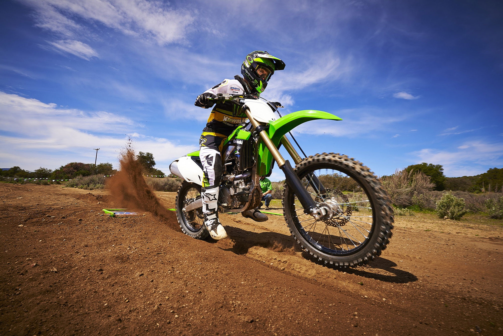 1080P, moto, kx450f, motocross, kawasaki, 2014, dirtbike, HD Wallpaper