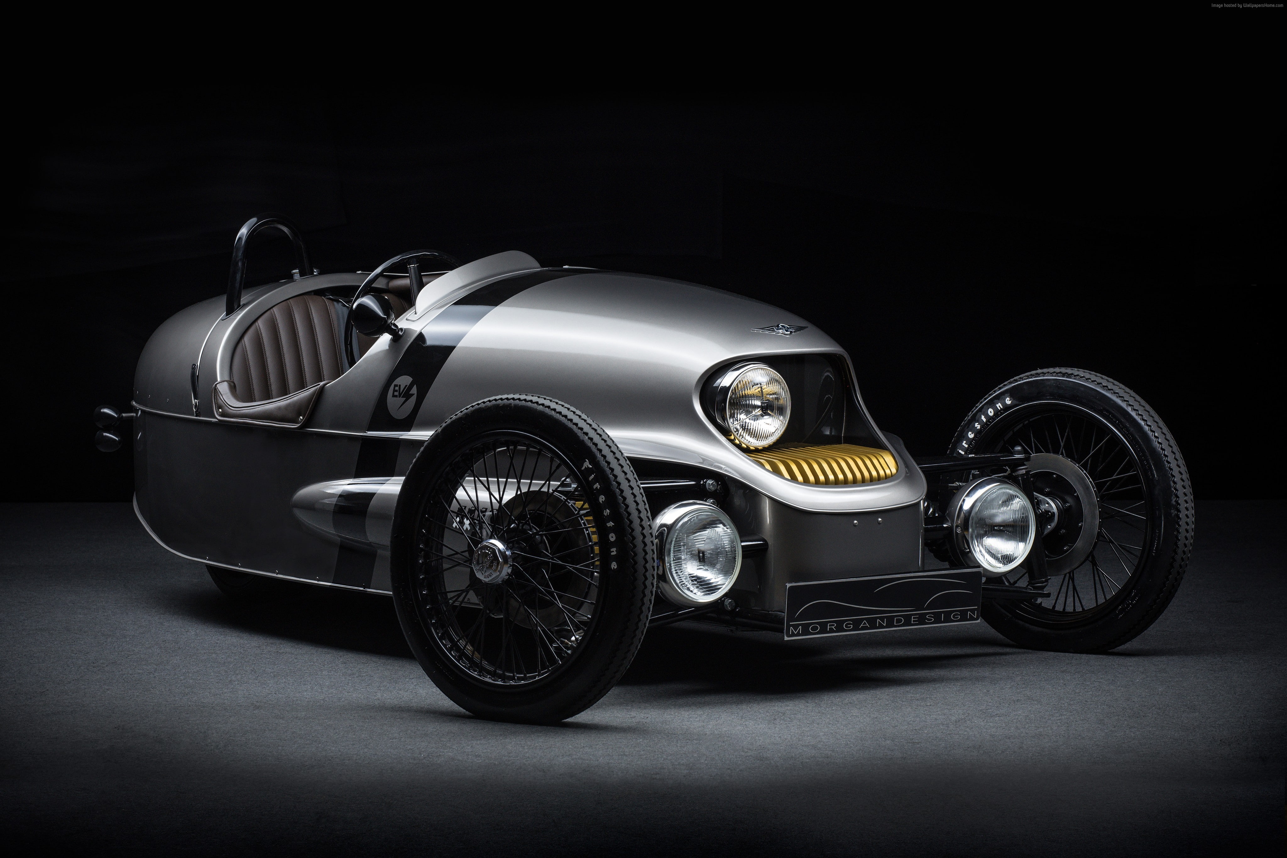 Morgan EV3 3 Wheeler, 4K, Geneva Auto Show 2016, review, electric car, HD Wallpaper