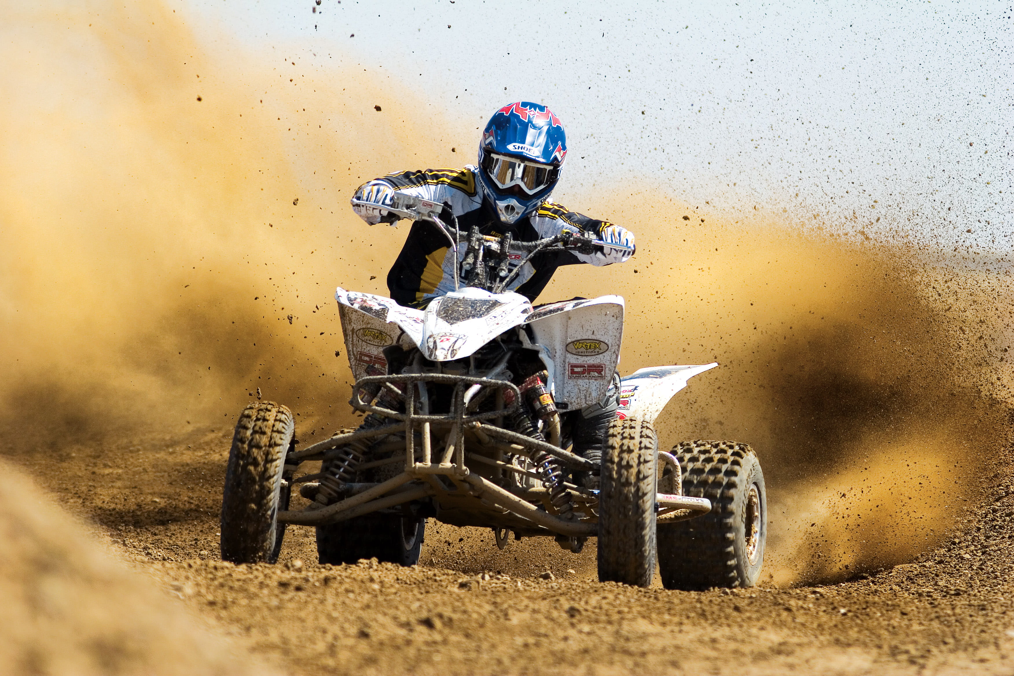 motocross, helmet, land Vehicle, transportation, sports helmet, one person, person, machinery, protection, black, dirt, adult, dessert, dust, nature, extreme Sports, HD Wallpaper