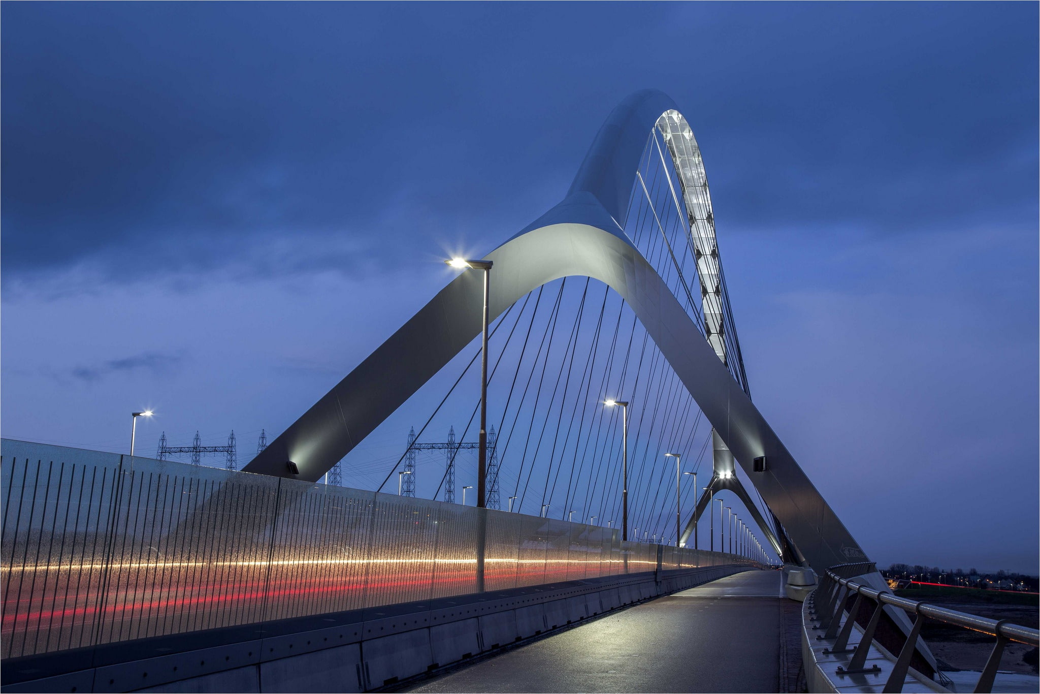 1080P, Holland, Netherlands, Nijmegen, bridge, HD Wallpaper