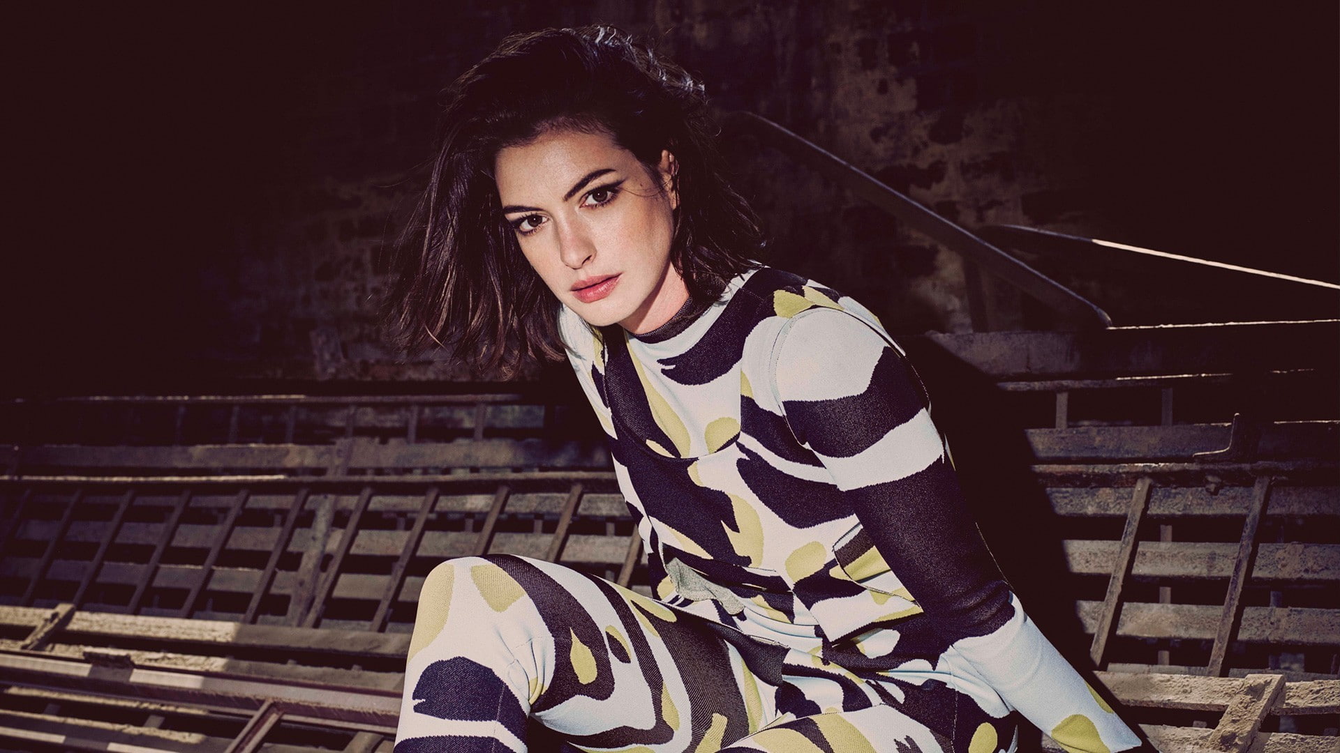 women, 1080P, model, Anne Hathaway, HD Wallpaper