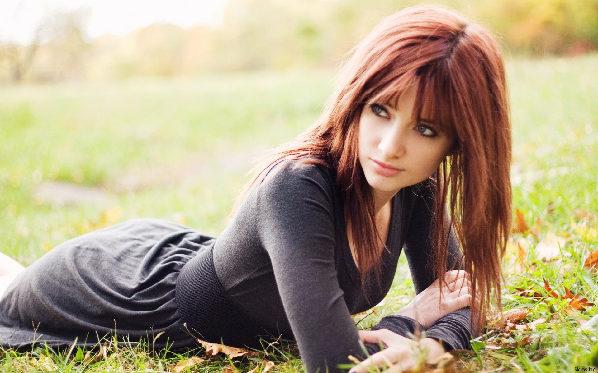 women, model, 1080P, redhead, Susan Coffey, HD Wallpaper