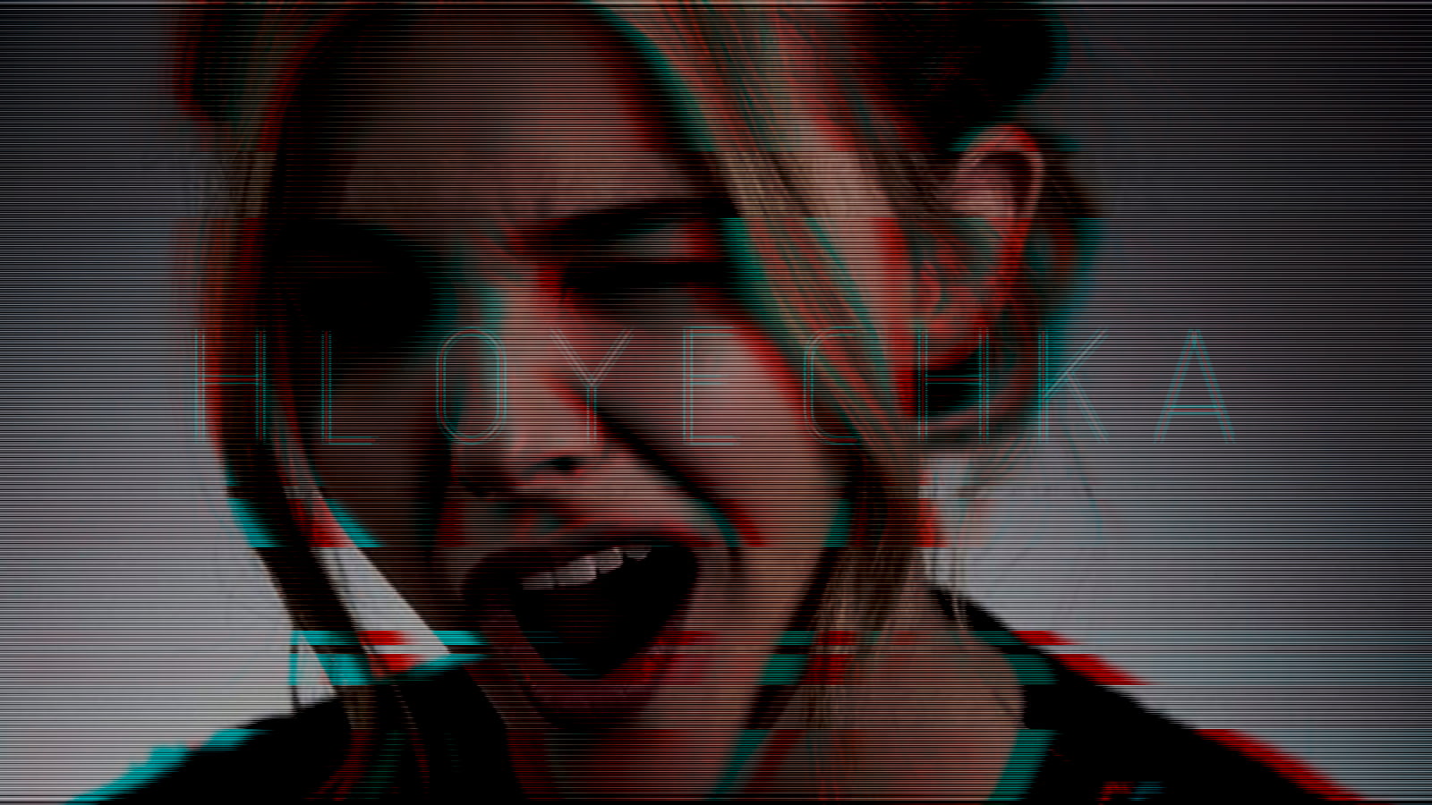 3D, Chloë Grace Moretz, actress, digital art, 720P, open mouth, anaglyph 3D, women, HD Wallpaper