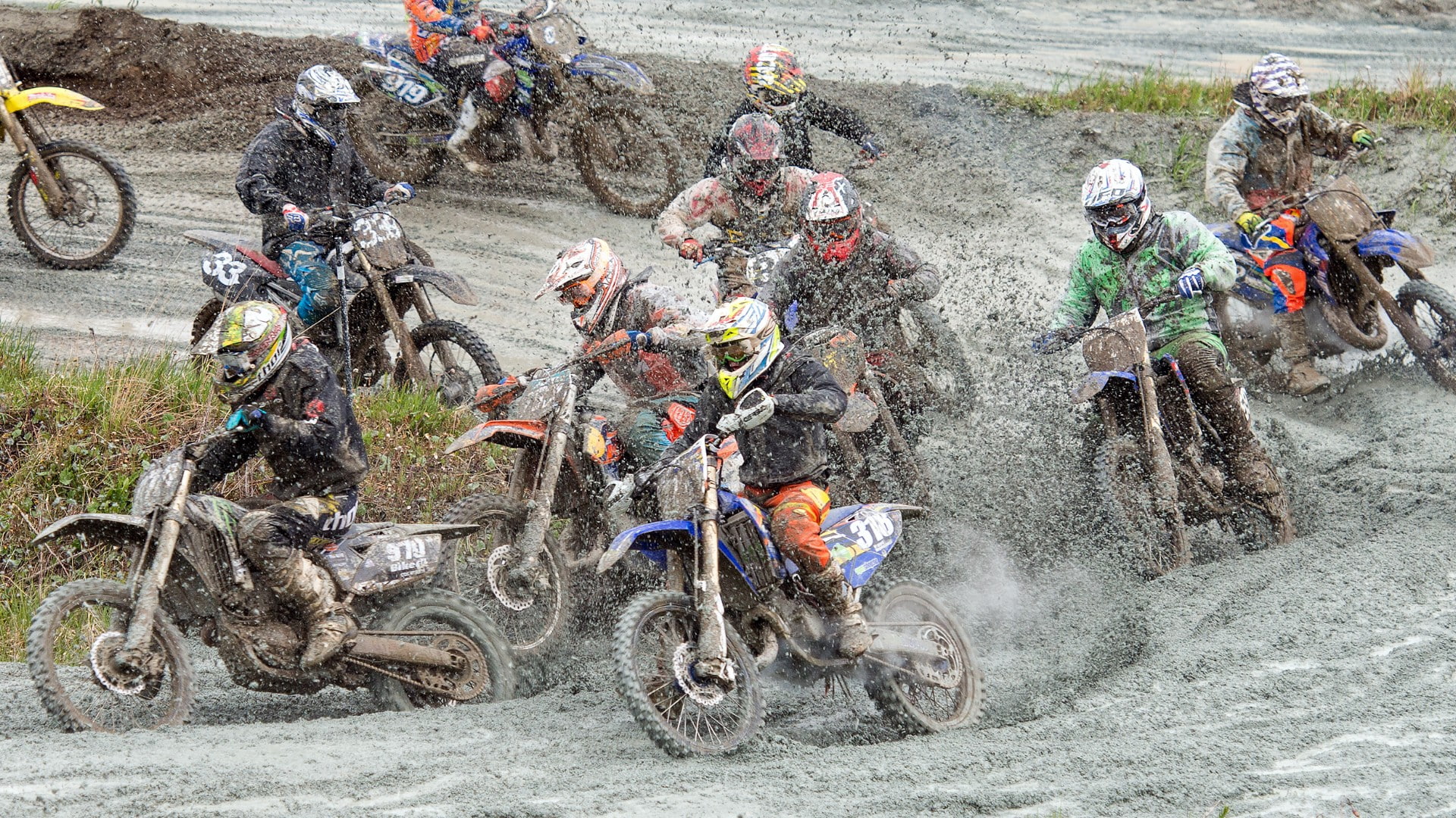 competition, group of people, real people, road, dirt, sports helmet, crowd, transportation, sports race, vehicle, outdoors, headwear, day, large group of people, HD Wallpaper