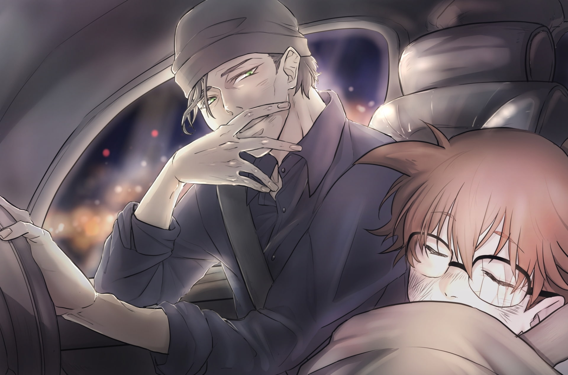 Conan Edogawa, Shuichi Akai, Detective Conan, Anime, 1080P, HD Wallpaper