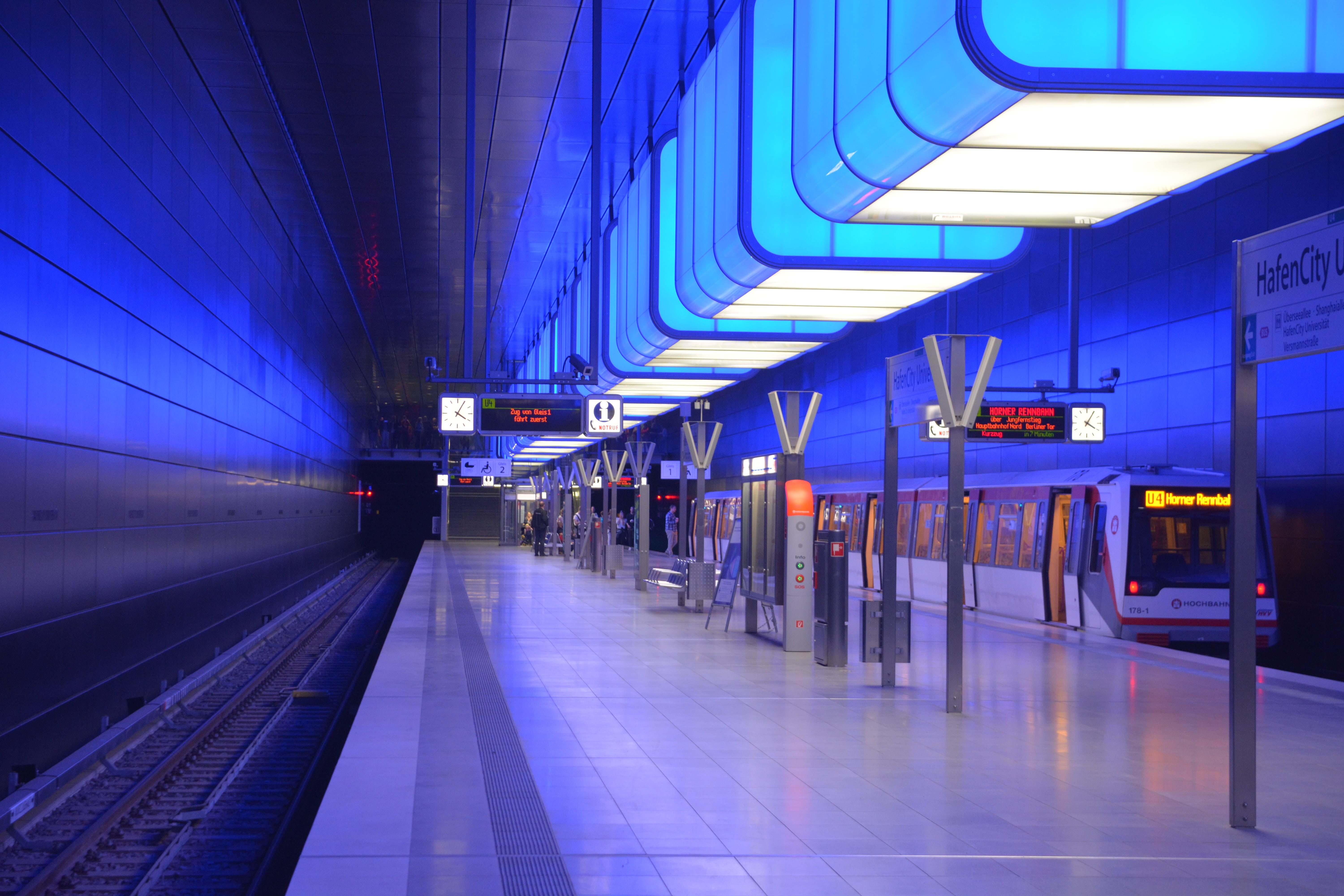 lights game, the way forward, overseas quartier, illuminated, travel, station, no people, lighting equipment, hafen, airport, transportation, direction, HD Wallpaper
