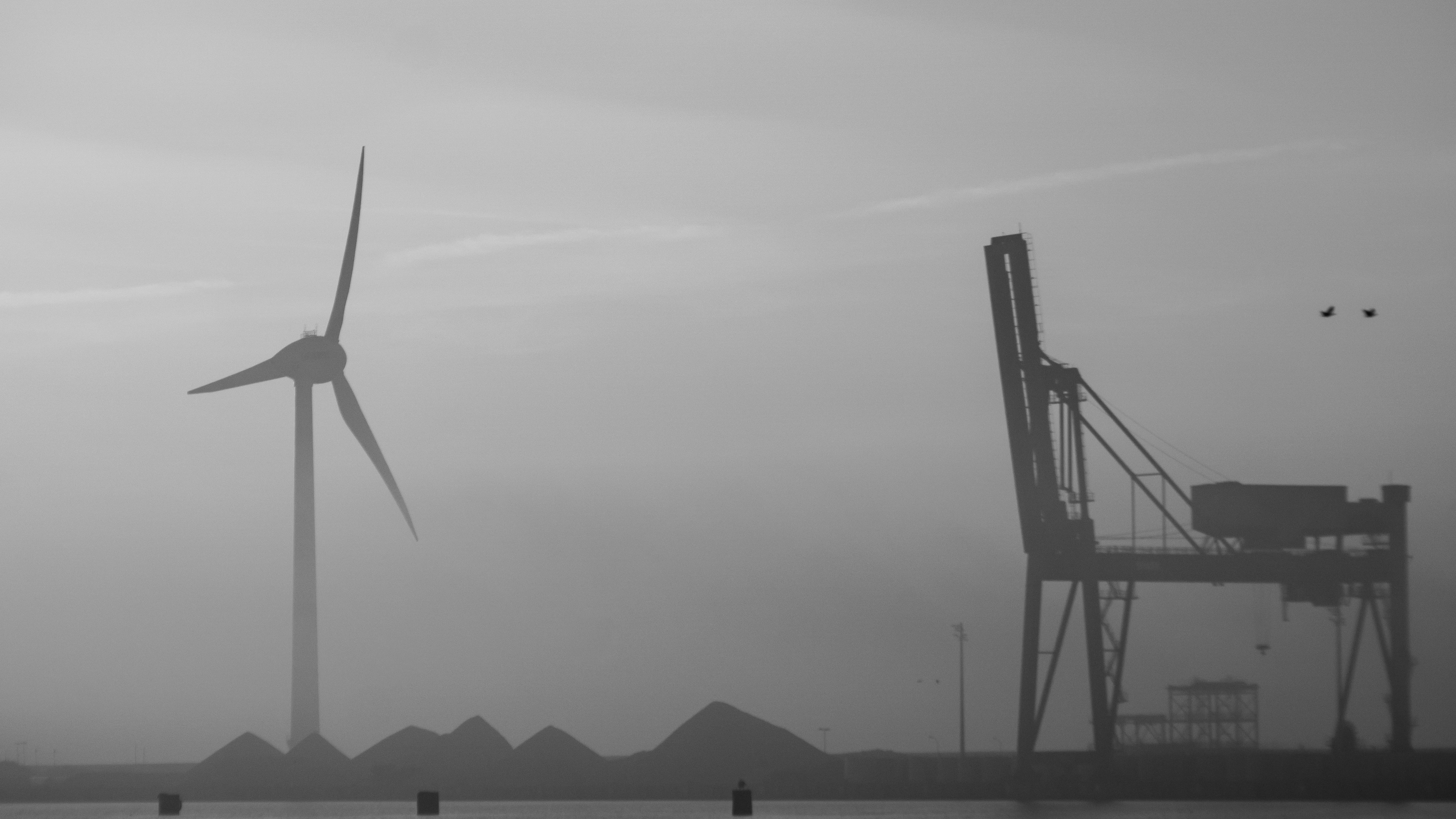 erz, day, hafen, nachtaufnahme, environment, alternative energie, kohle, turbine, machinery, built structure, sustainable resources, technology, architecture, HD Wallpaper